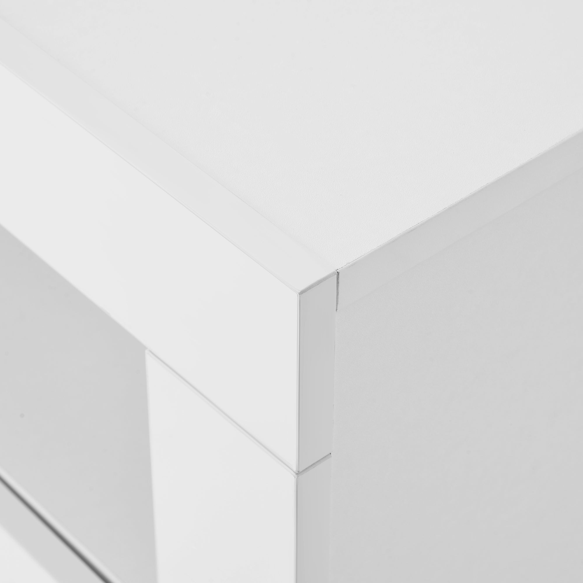 Logidon Hoogglans dressoir wit LED verlichting 130x35x95 cm