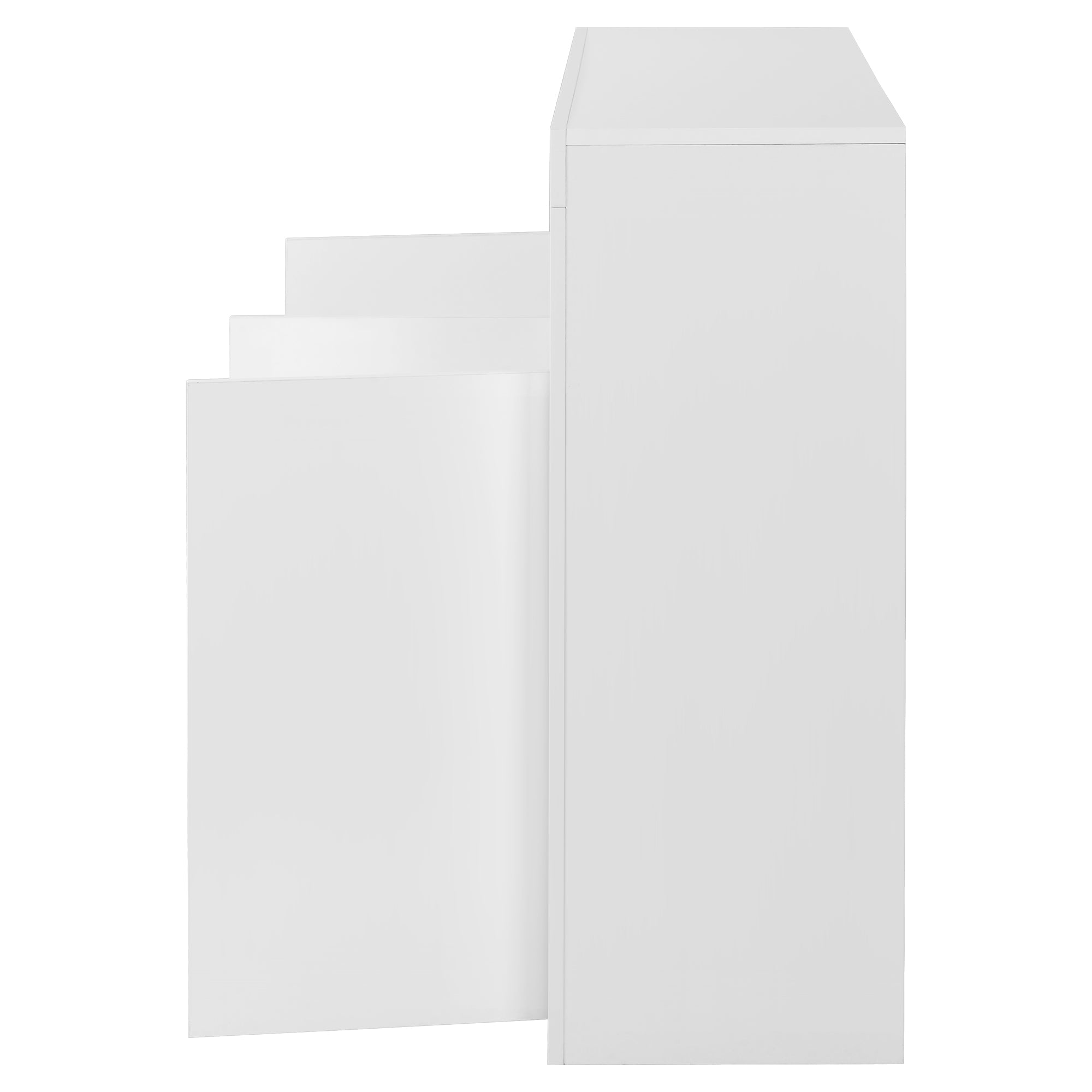 Logidon Hoogglans dressoir wit LED verlichting 130x35x95 cm