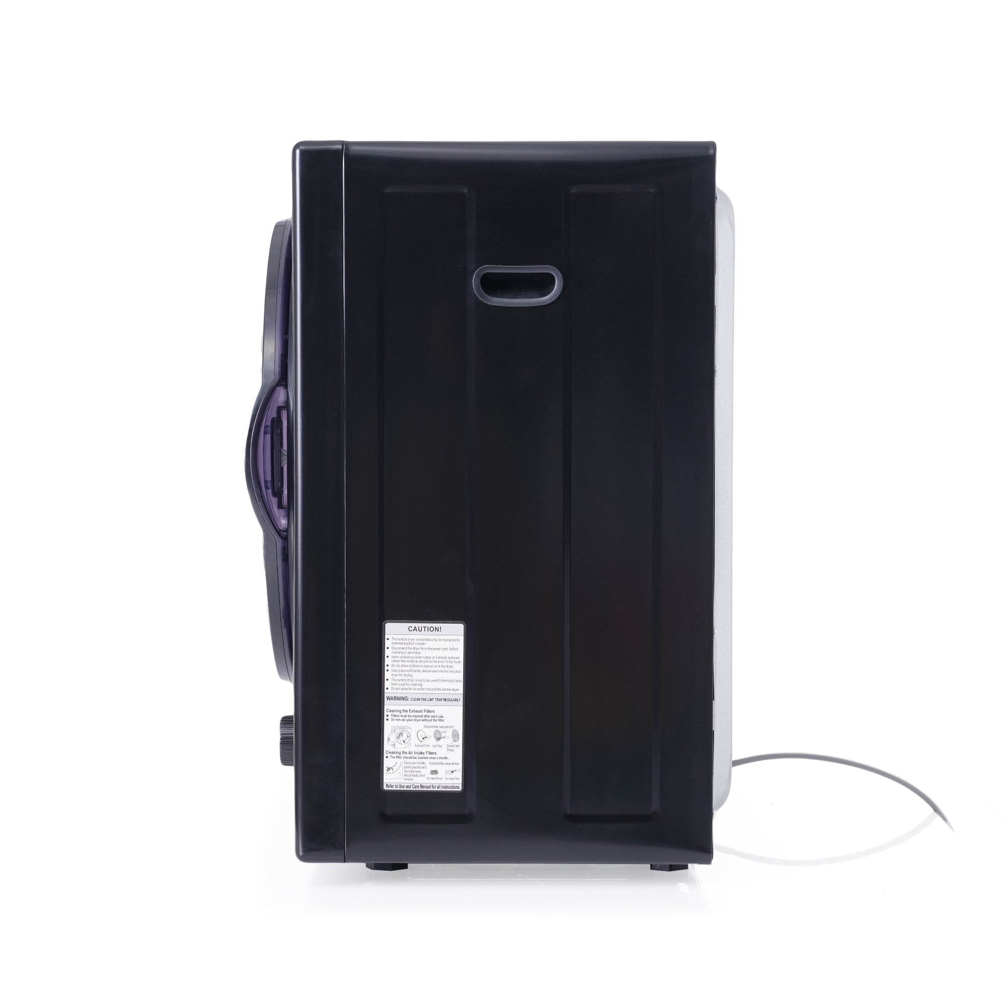 Logidon Mini Droger 2,5 kg Zwart Wandmontage met 200 Min Timer