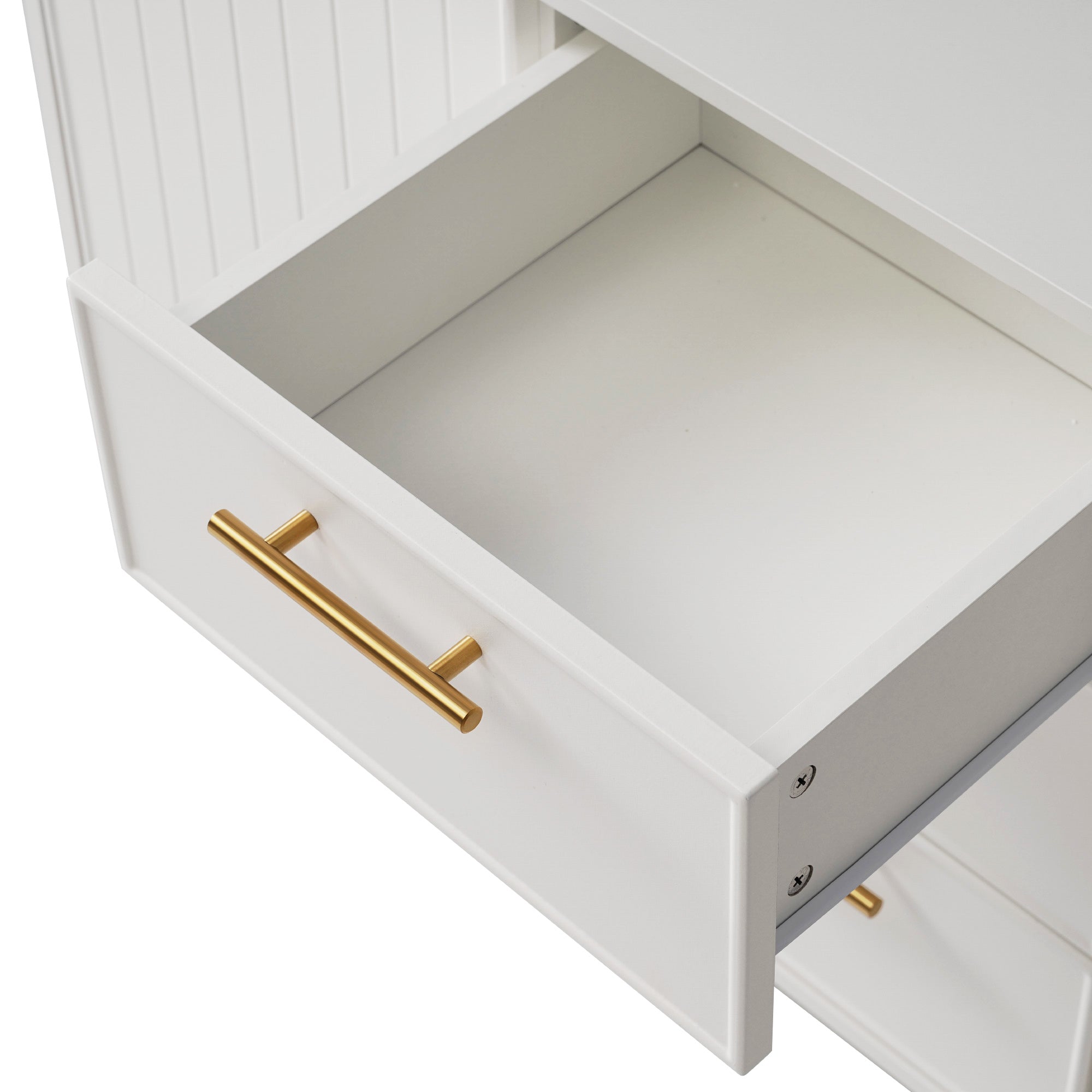 Logidon ladekast wit met 2 deuren verstelbare plank H75xB120xD40 cm