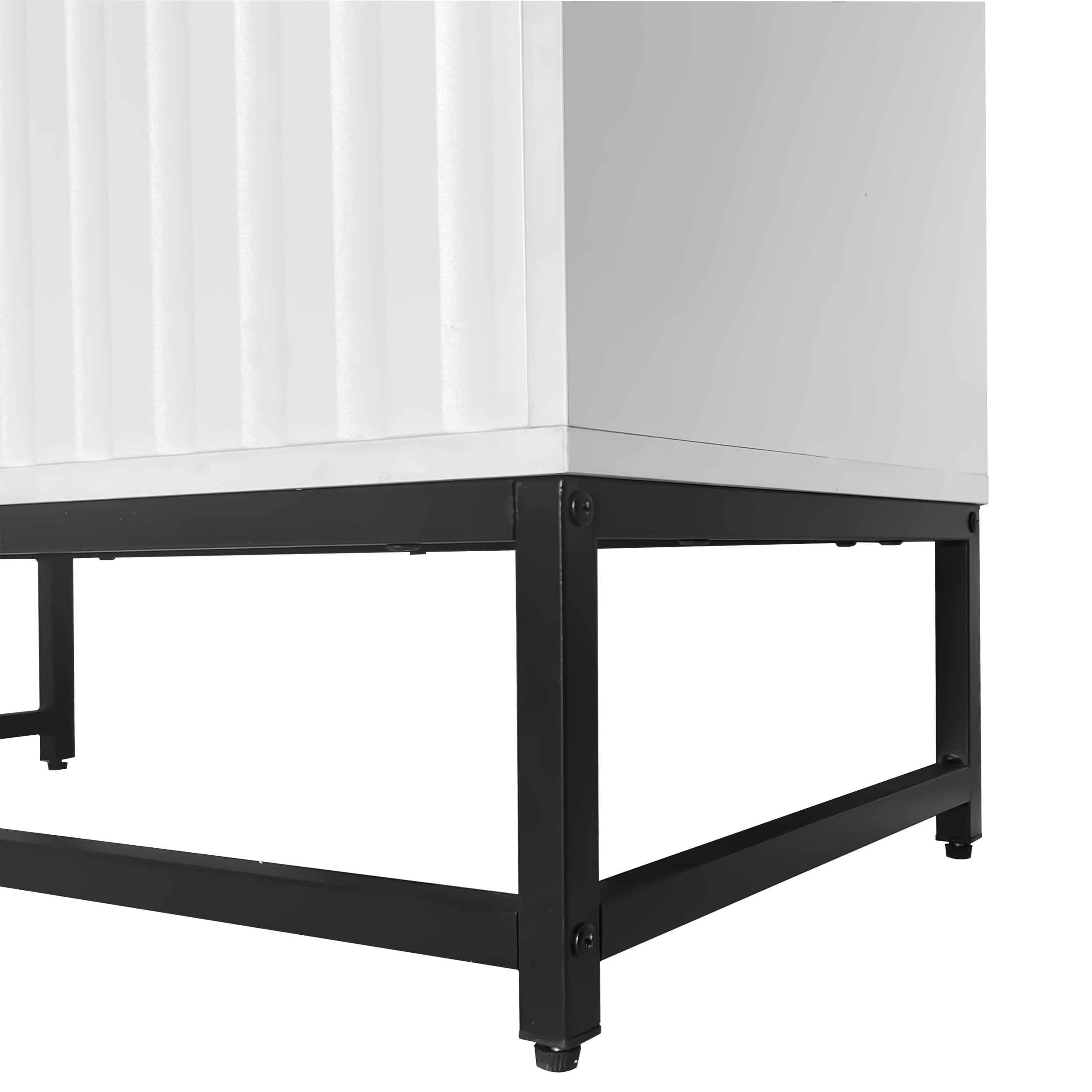 Logidon Modern Dressoir Wit B80 D40 H80 Cm 2 Deurs