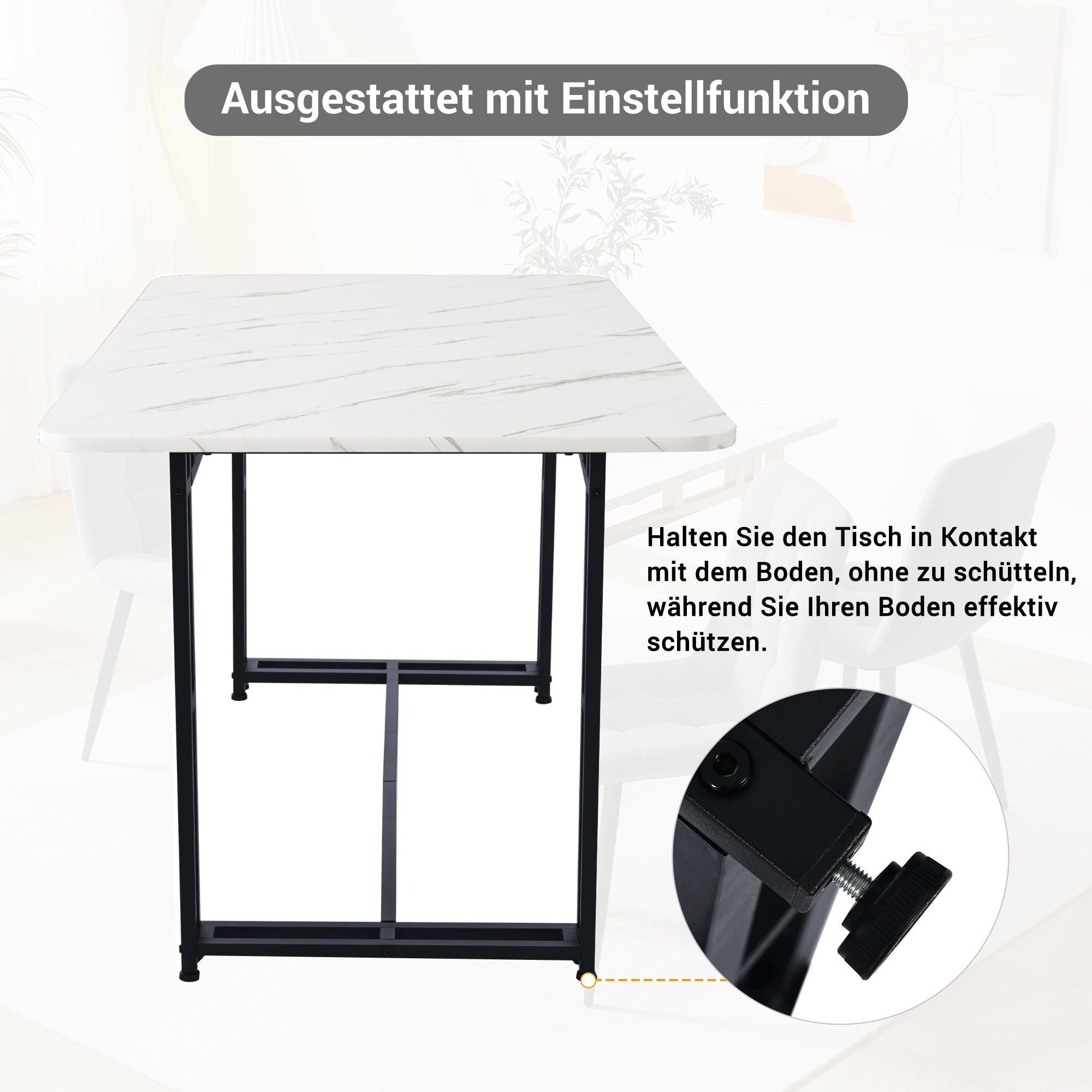 Logidon eettafelset 120 x 70 cm zwart 4 stoelen groen fluwelen bekleding