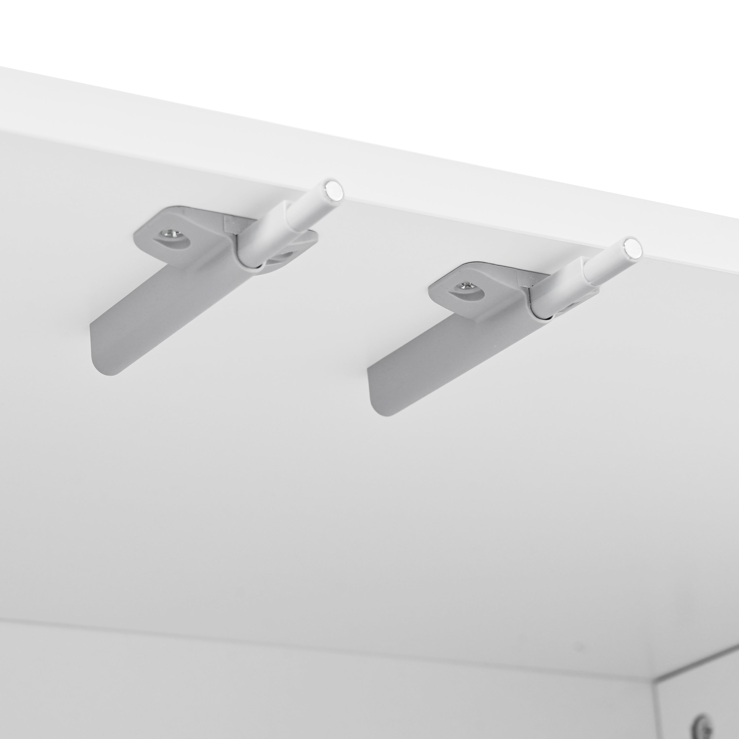 Logidon dressoir wit 152,5 x 40 x 76,5 cm met push-to-open, 4 deuren
