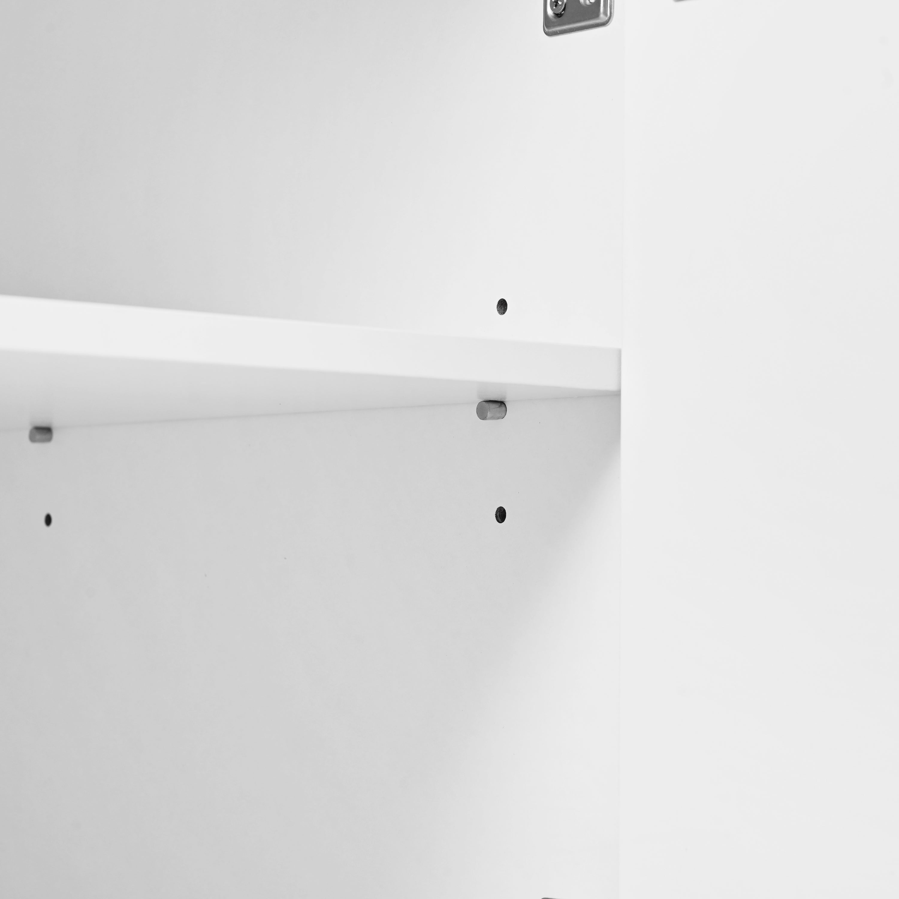 Logidon dressoir wit 152,5 x 40 x 76,5 cm met push-to-open, 4 deuren
