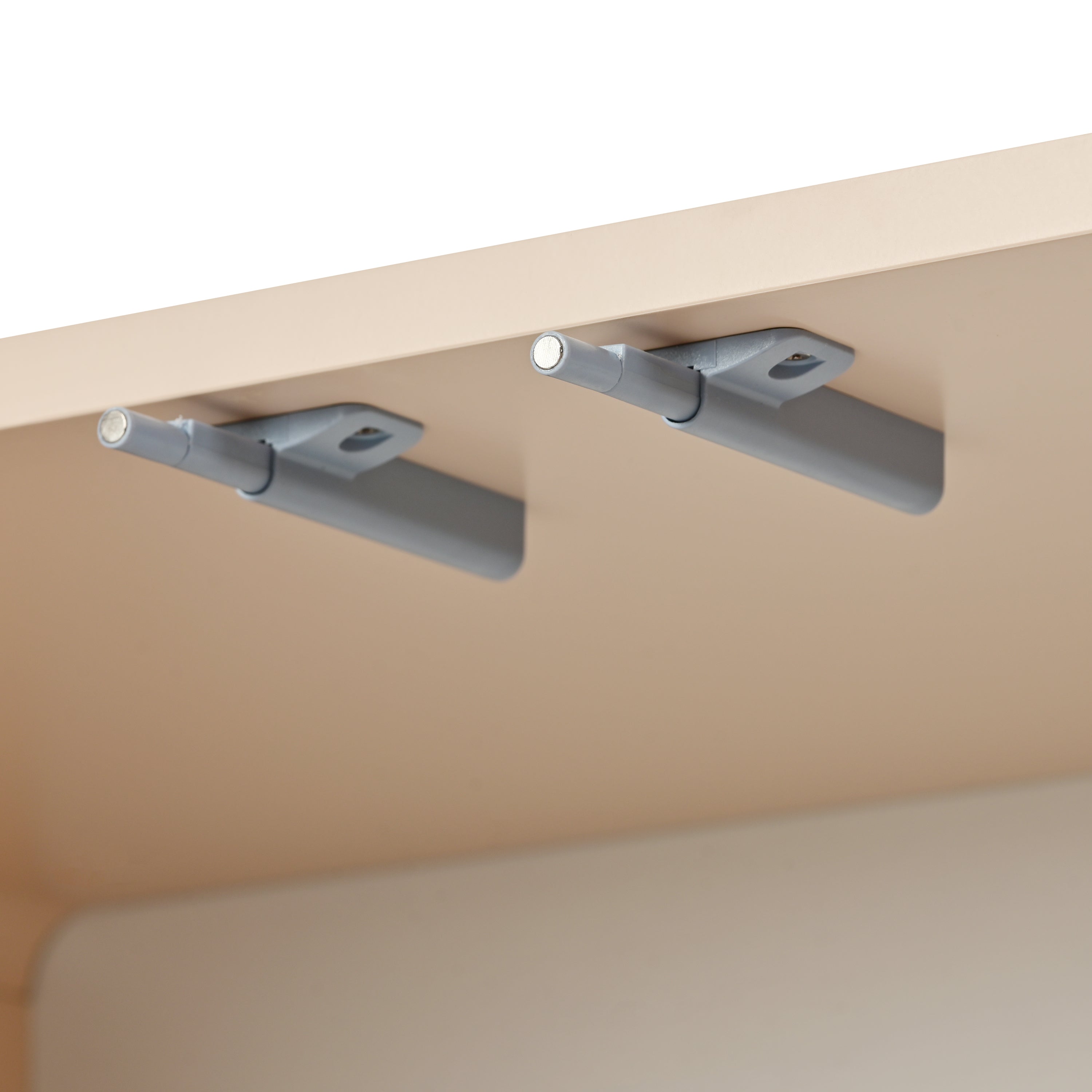 Logidon abrikozencrème dressoir met 4 deuren, push-to-open