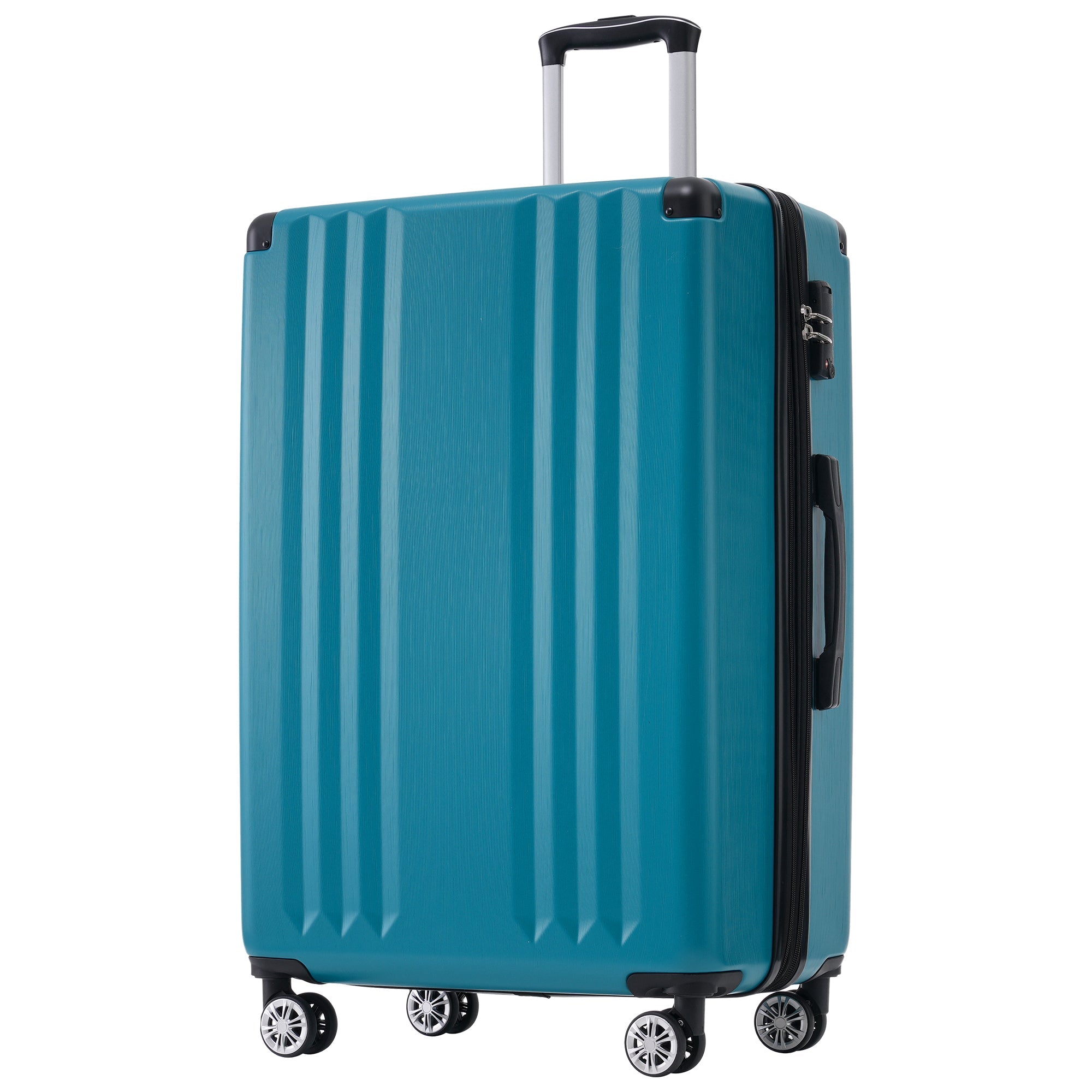 Logidon hardschalige koffer groen 4 wielen TSA ABS 76,5x50,5x31,5 cm