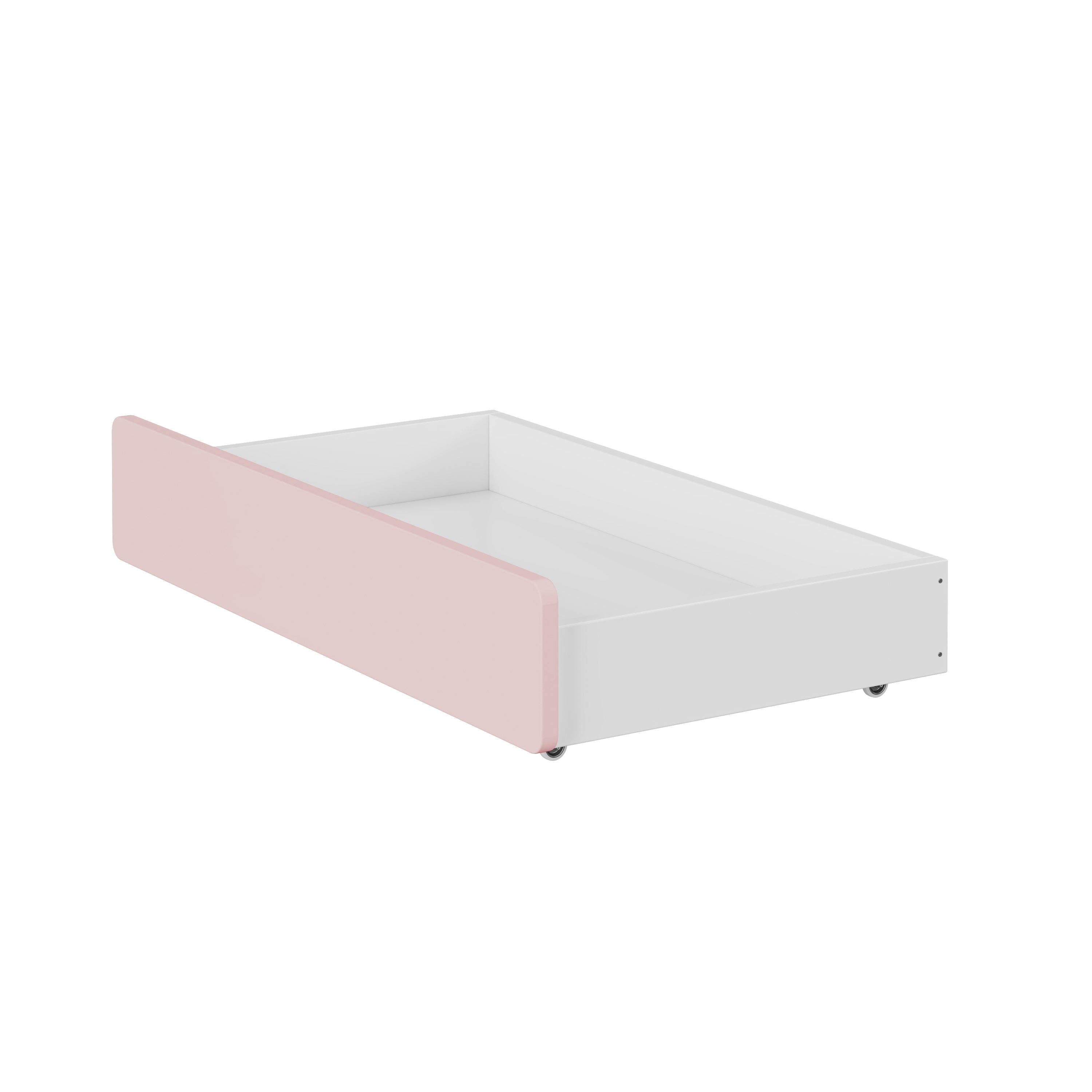 Logidon kinderbed 90x190 roze met 2 lades massief houten lattenbodem