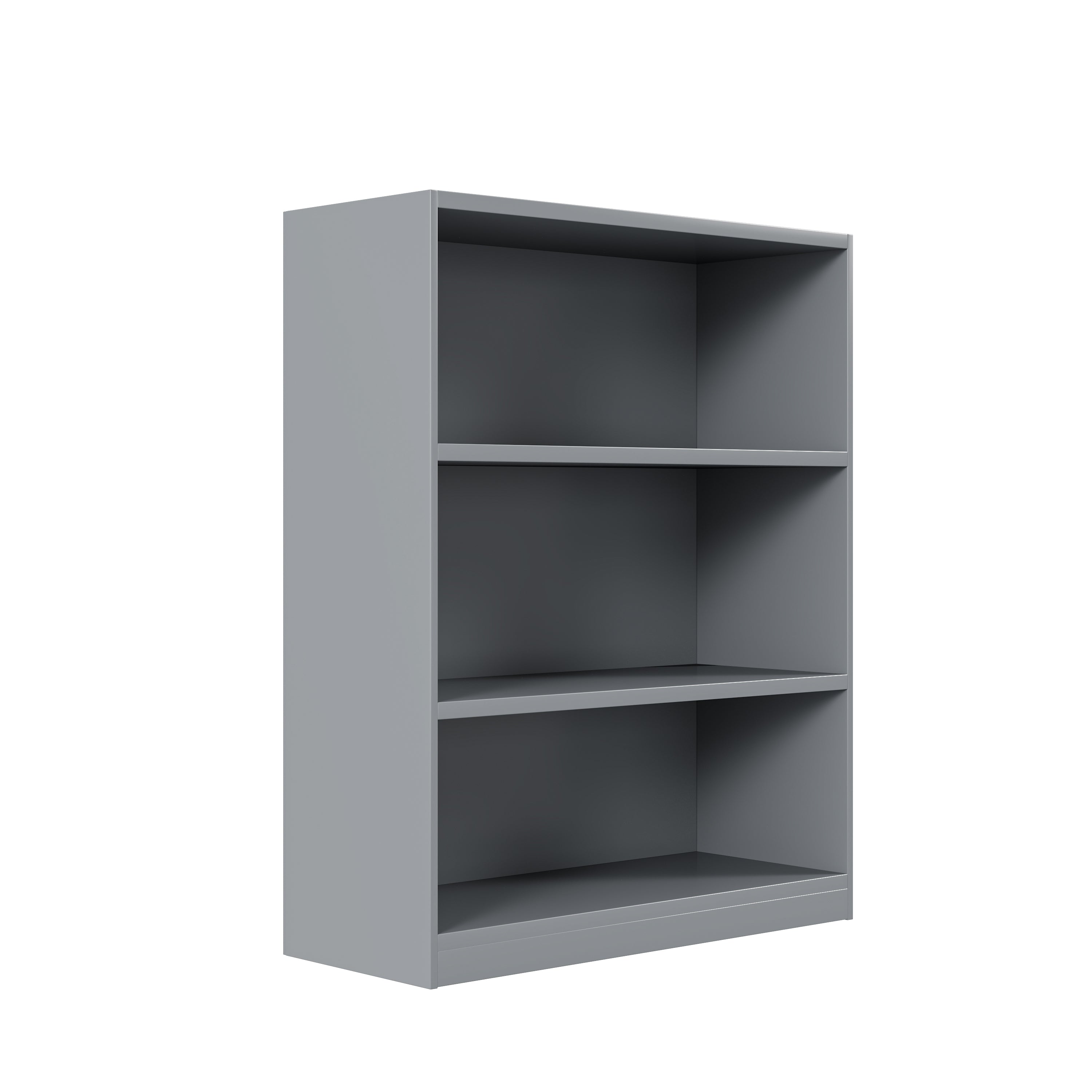 Logidon loft bed 90x200 cm gray wood with storage and desk