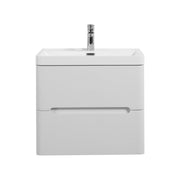Logidon bathroom furniture set 60 cm white washbasin with base cabinet