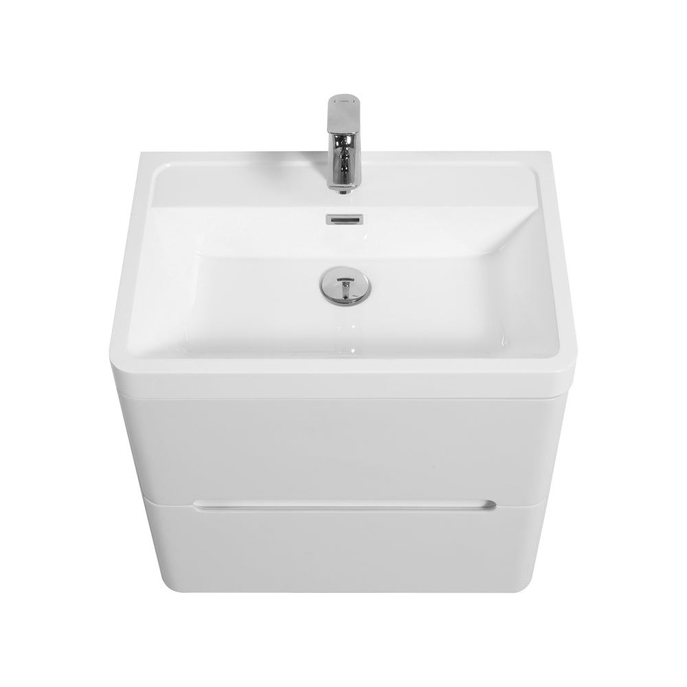 Logidon bathroom furniture set 60 cm white washbasin with base cabinet