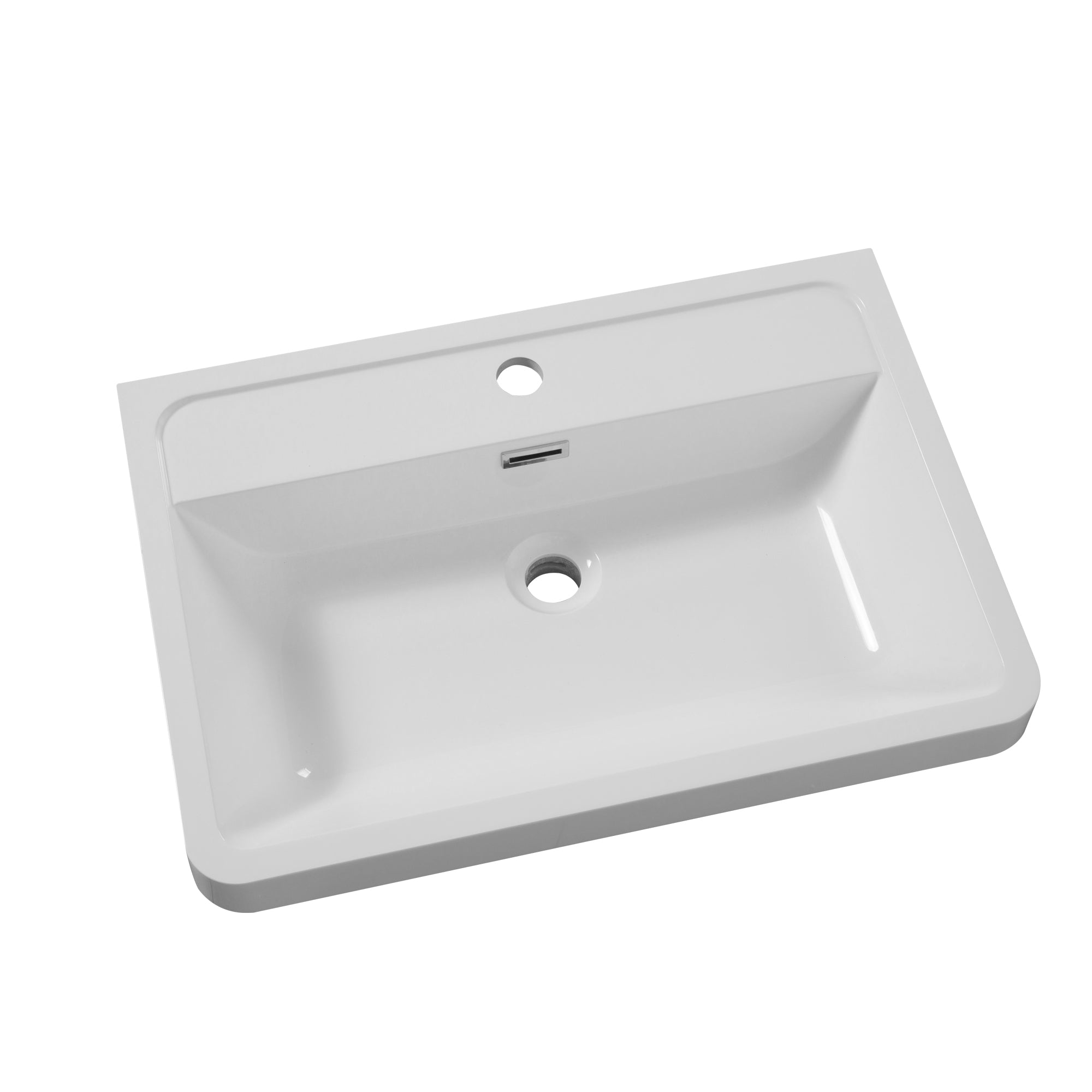 Logidon bathroom furniture set 60 cm white washbasin with base cabinet