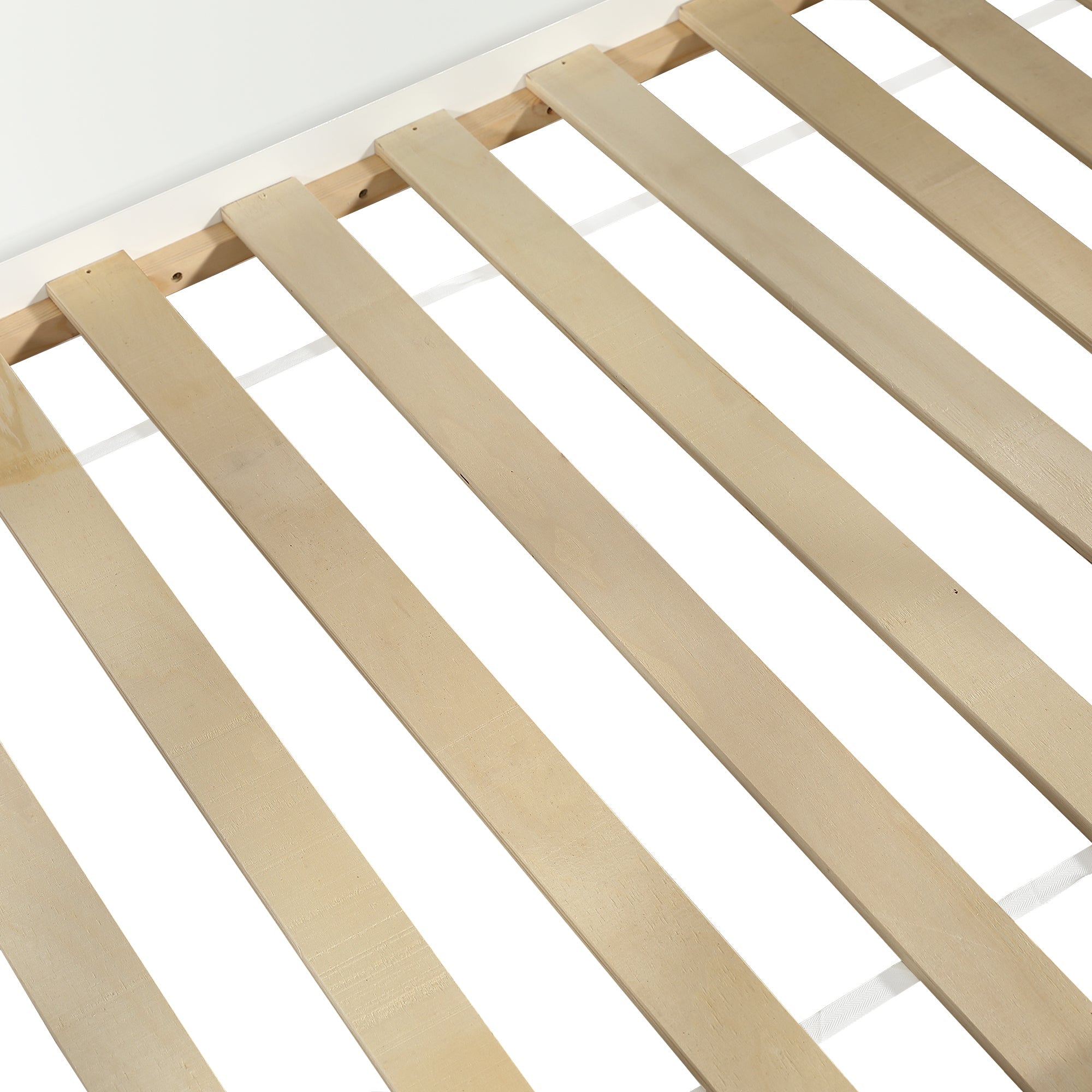 Logidon stapelbed wit 90x200 met deurpaneeldak en ladder