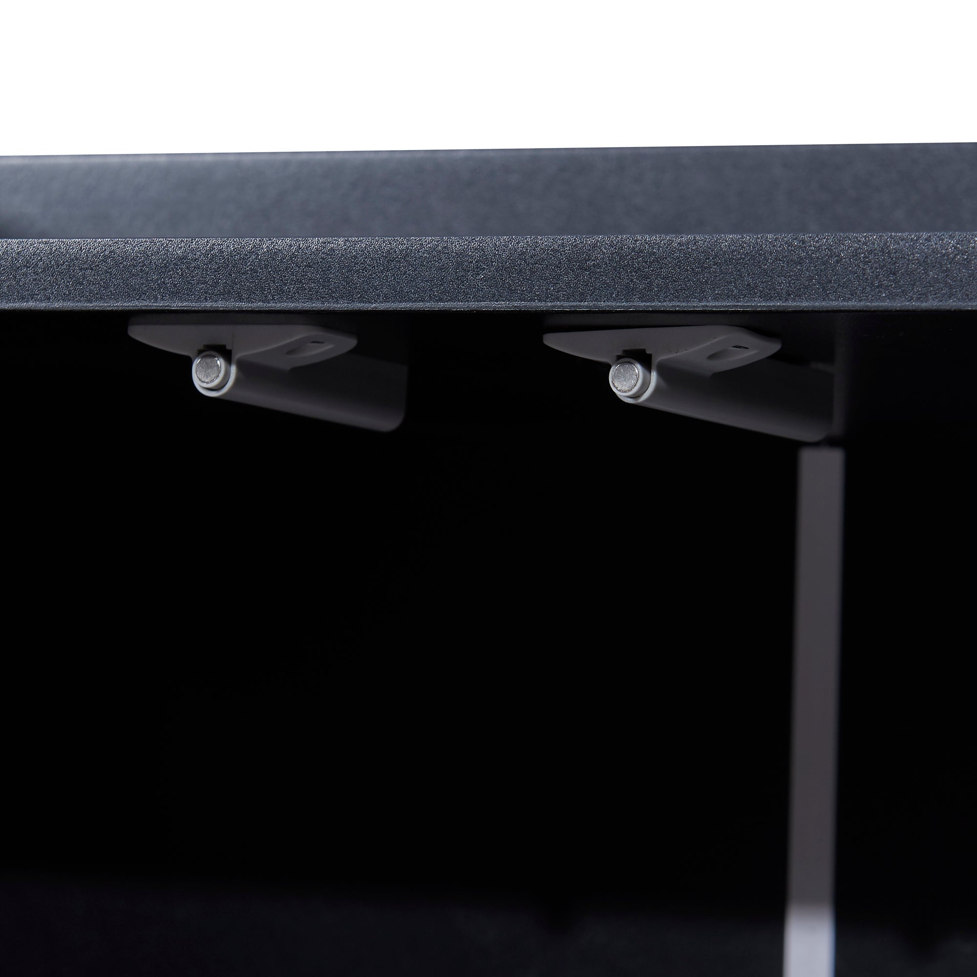 Logidon Modern Dressoir Zwart 4 Deurs Greeploos 120 x 30 x 80 cm