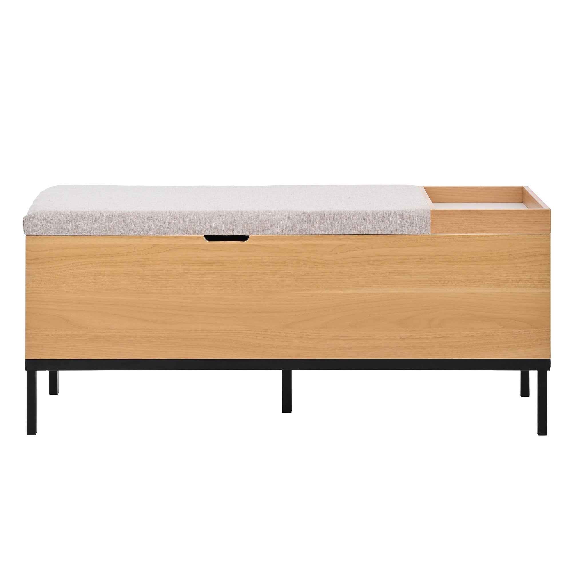 Logidon schoenenbank opbergbank naturel 115 x 40 x 49,5 cm