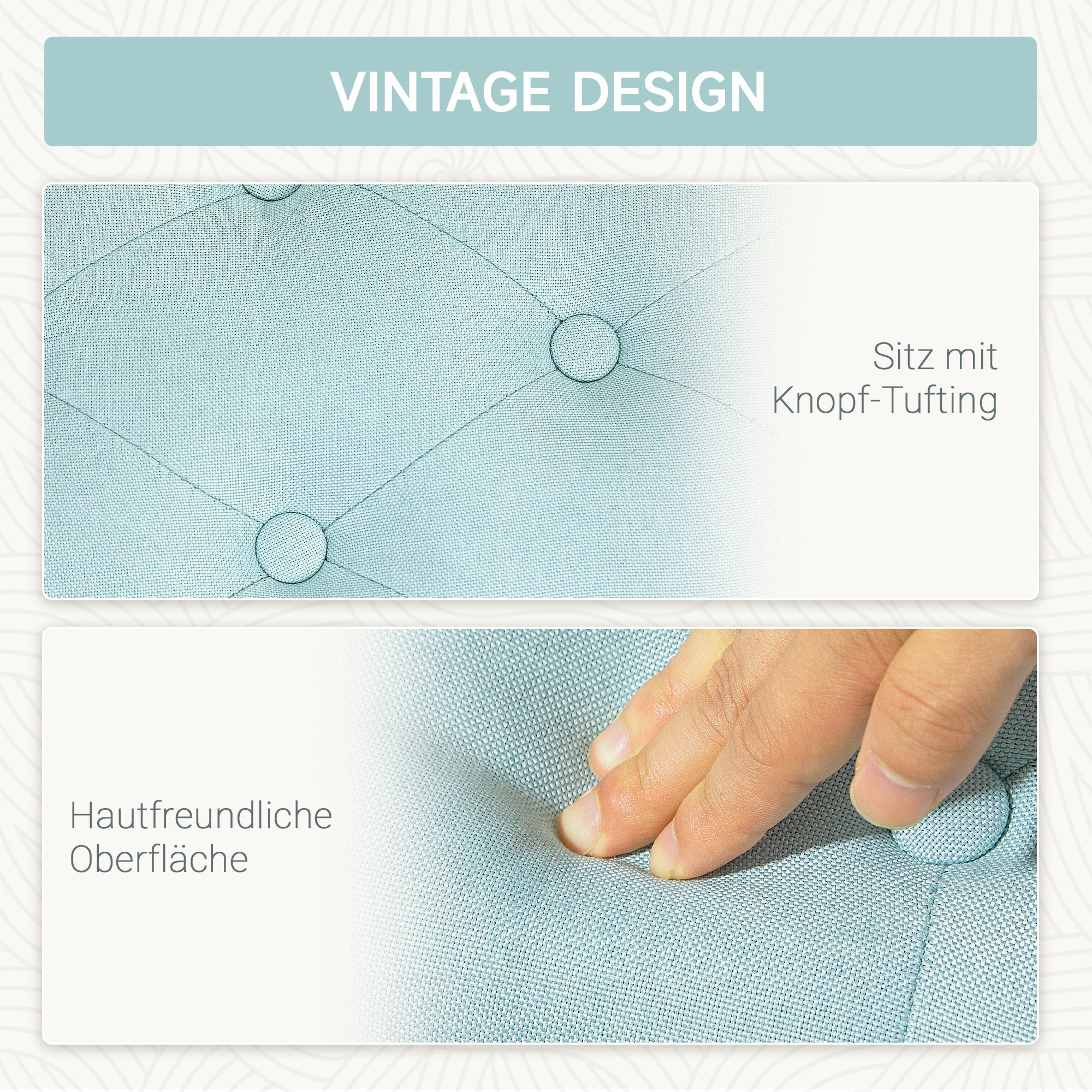 Logidon Groen Gestoffeerde Bank Met Opbergruimte Fluweellook 100x40x44 cm
