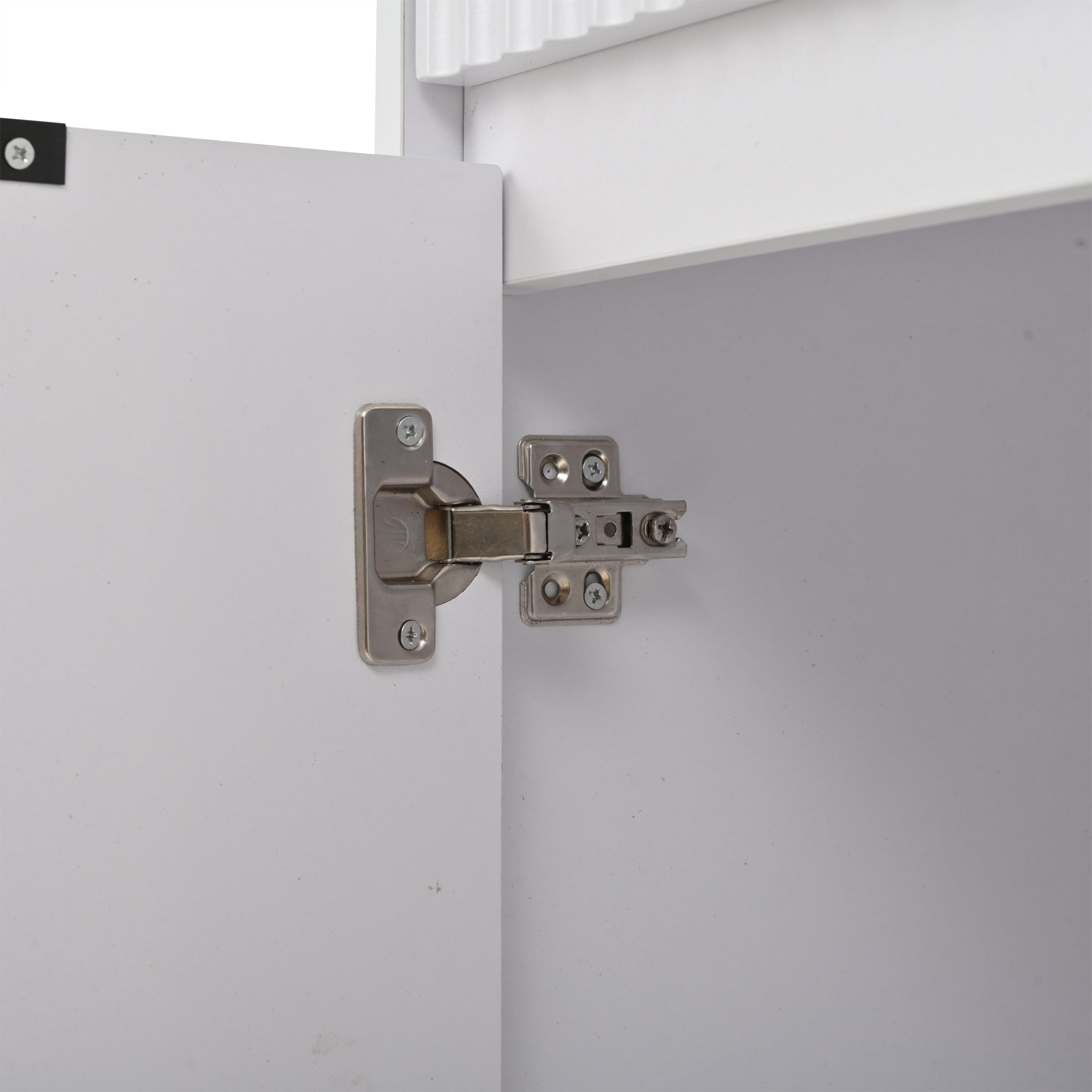 Logidon Kledingkast 6in1 Wit 100x30x180 cm Schoenenbankopberger