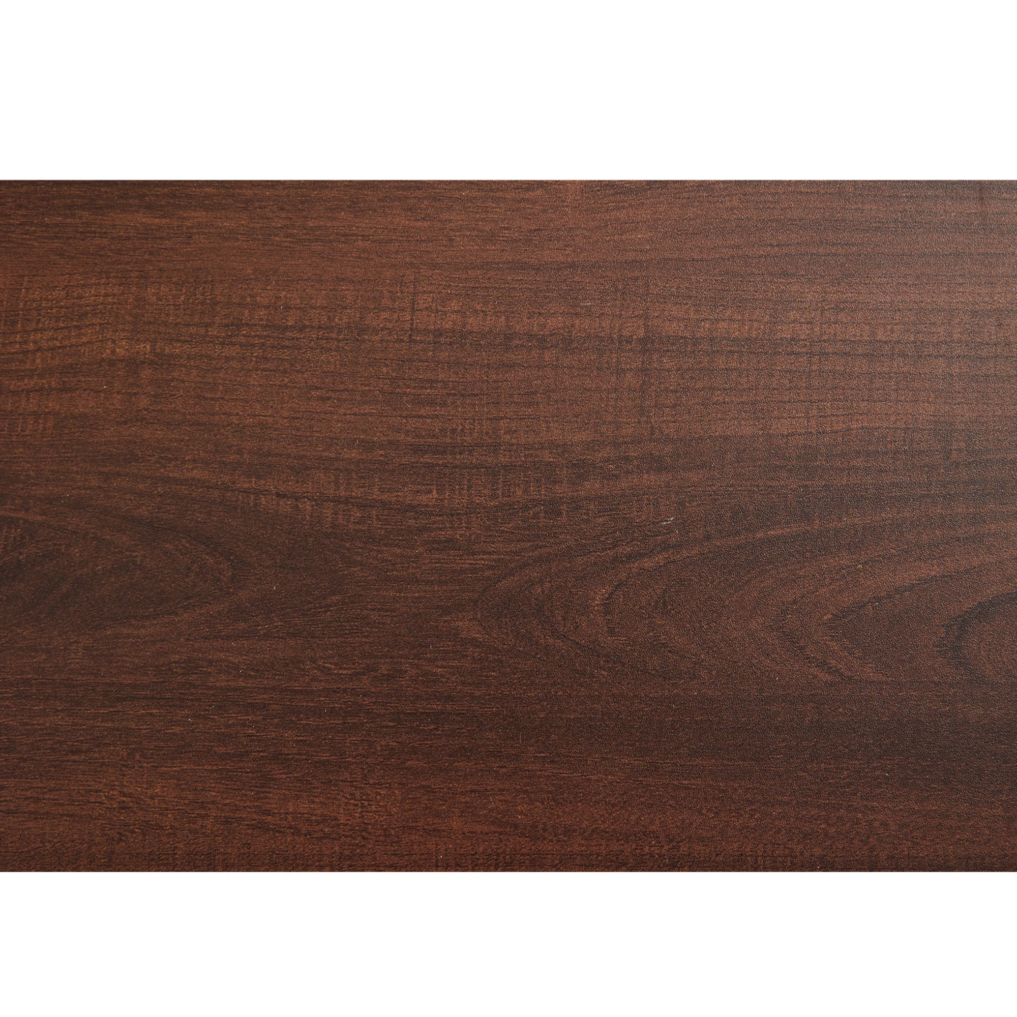 Logidon TV cabinet 180 cm dark wood look rattan doors cable management