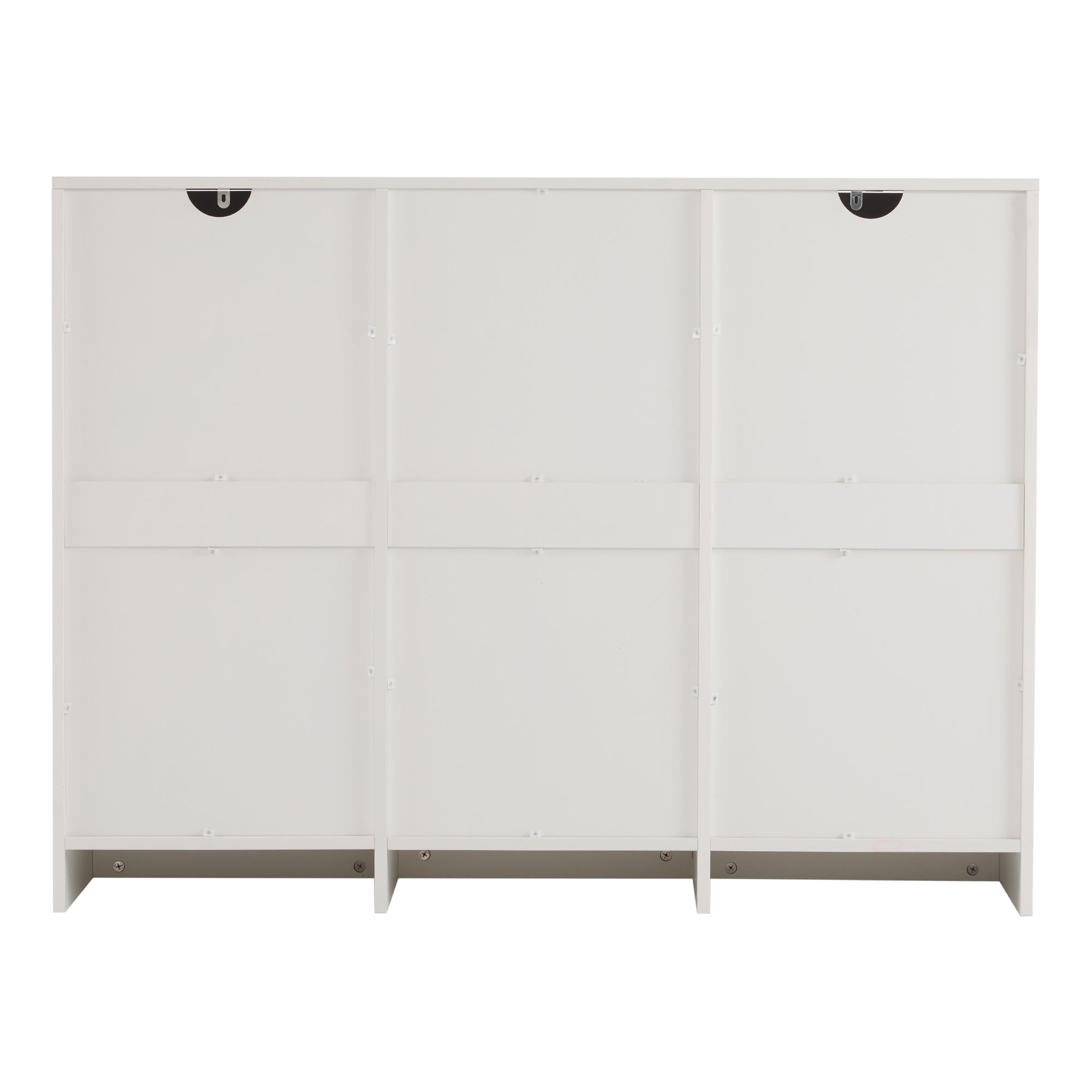 Logidon Modern Sideboard White 120x90x35 cm 2 Doors 3 Drawers