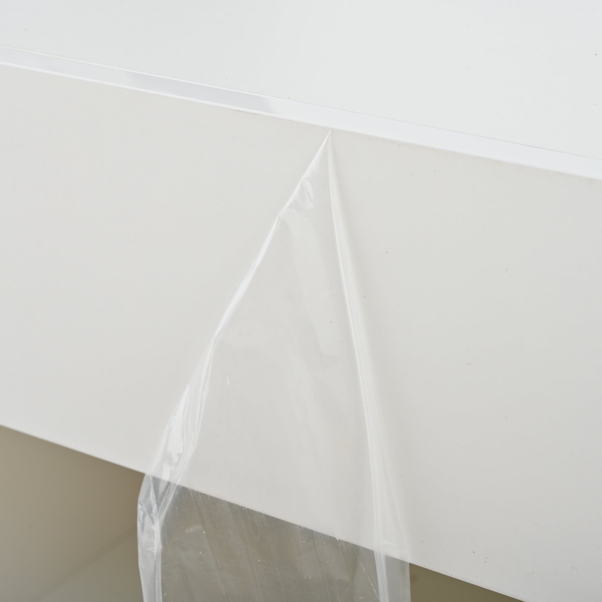 Logidon TV-meubel 180x38x50 cm witte houtlook deur en lade