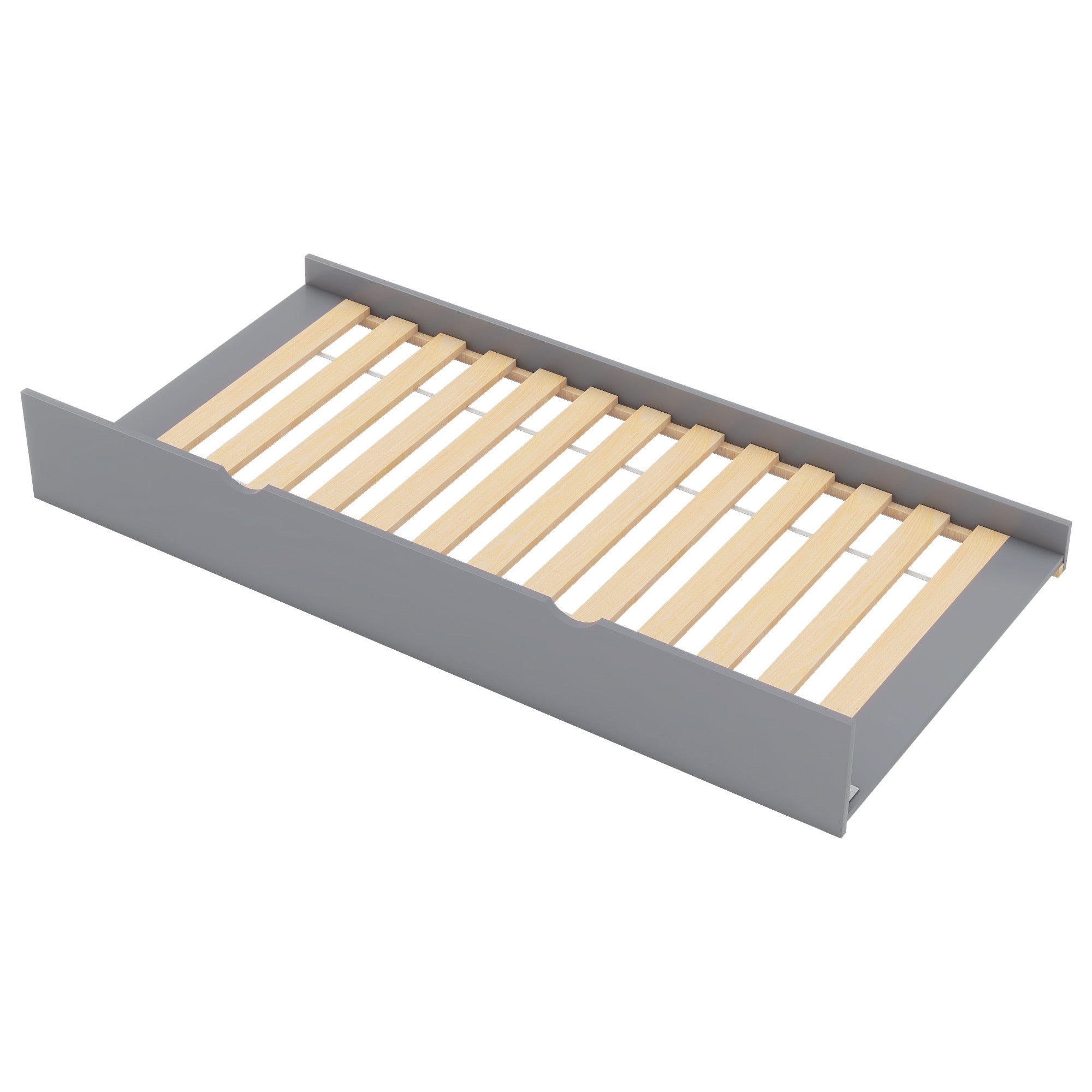 Logidon daybed 90x200 cm grijs met uitschuifbaar bed USB opbergvak