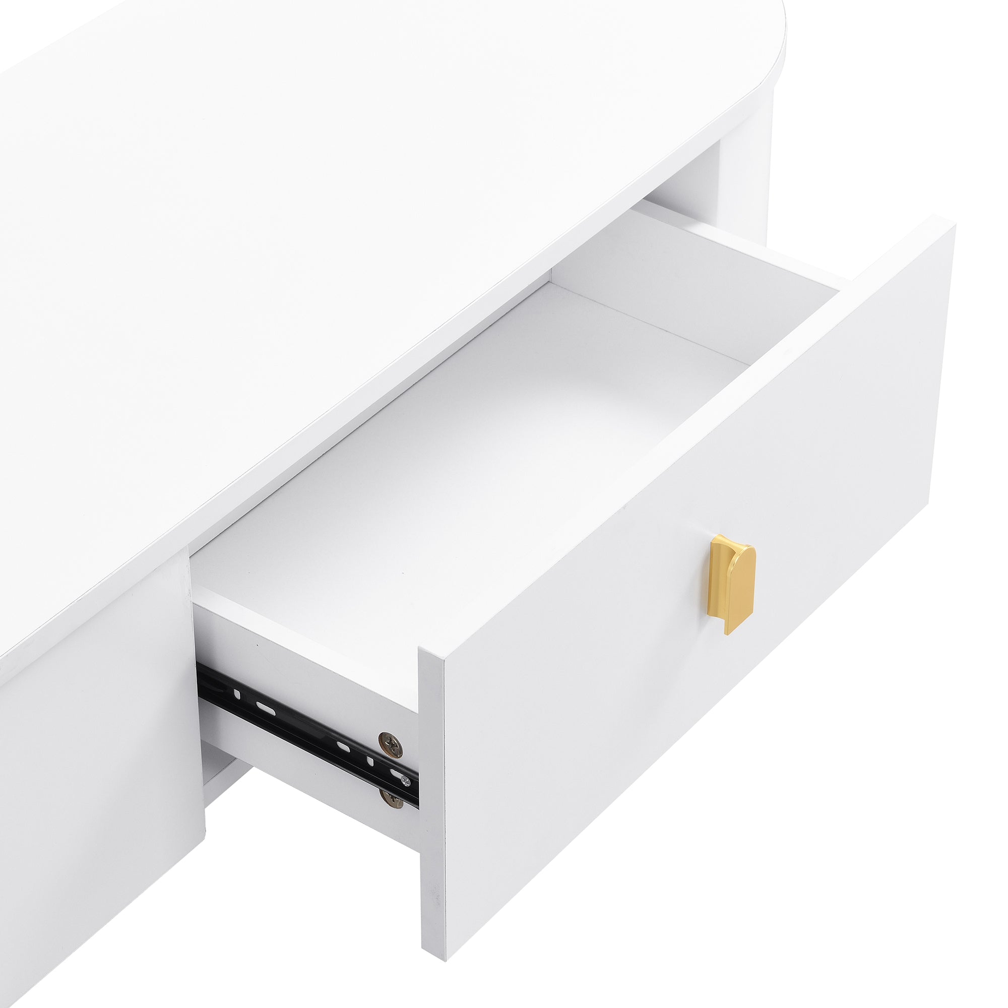 Logidon luxe tv-meubelset wit met lades en salontafel