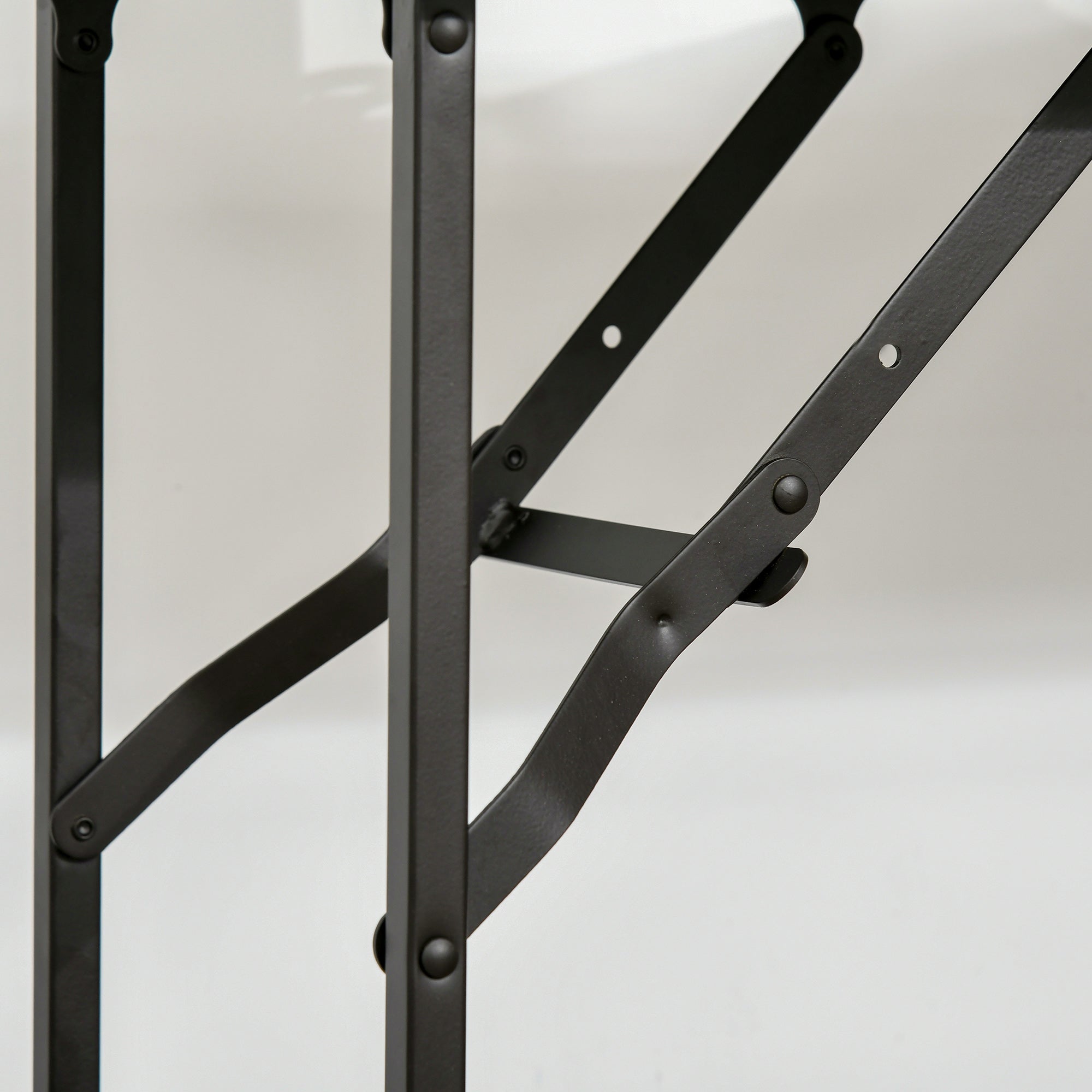 Logidon keukentrolley bruin hout 118x36,5x82 cm met klaptafel