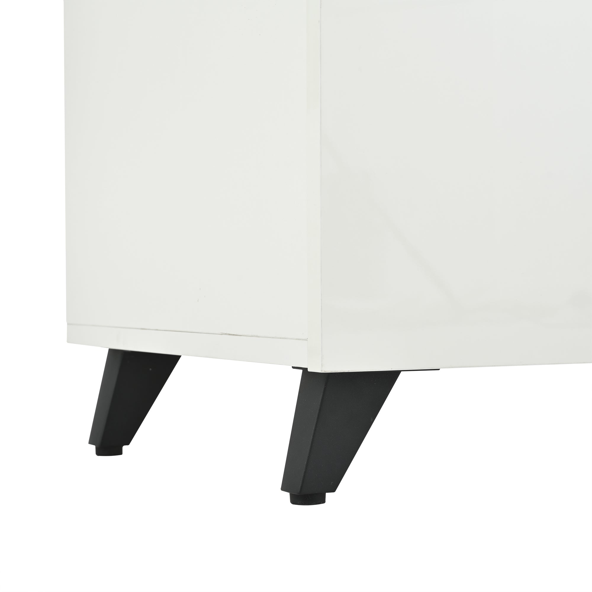 Logidon TV-meubel 180x40x49 cm wit hoogglans 4 kasten