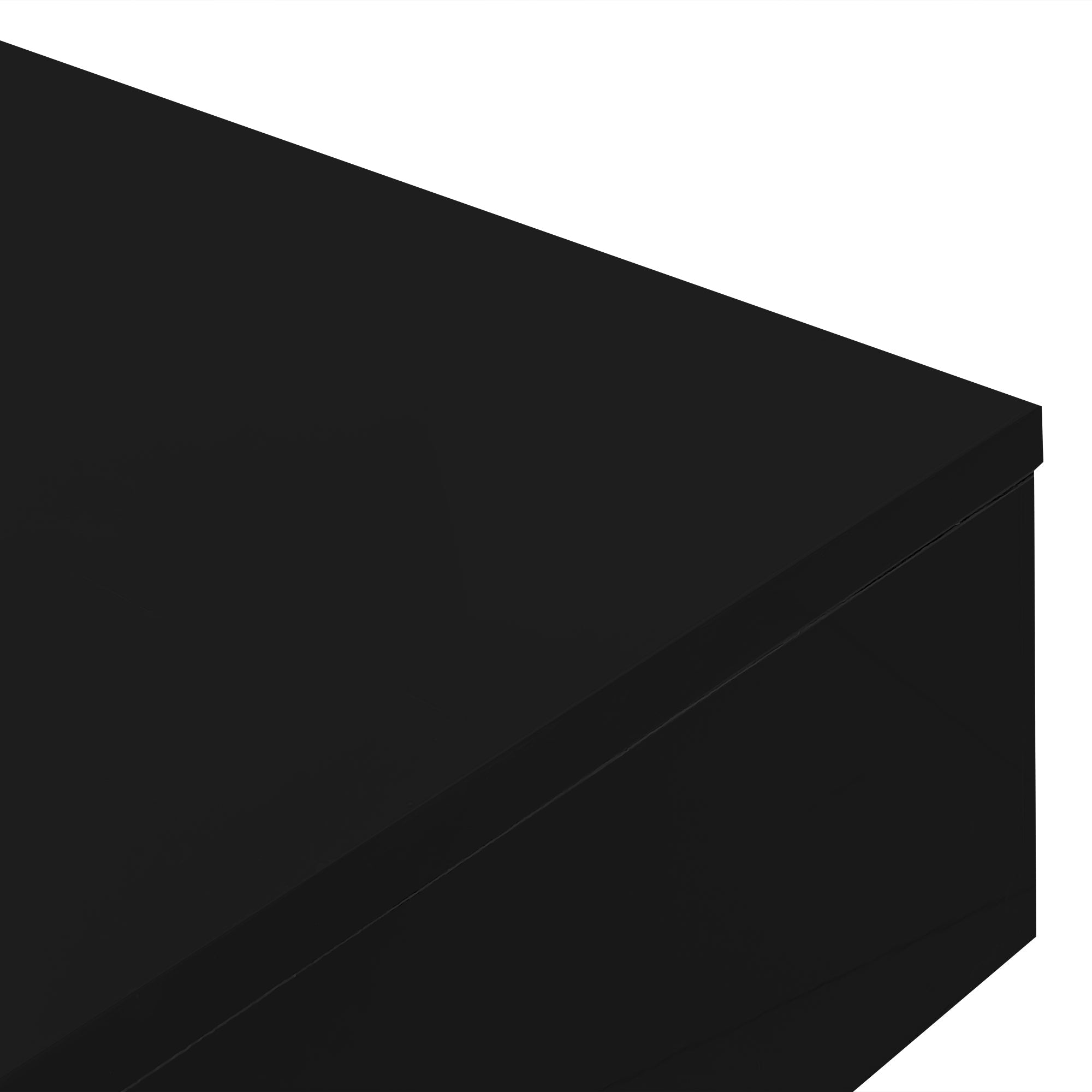Logidon Hoogglans Salontafel Uitneembare Box Wit Zwart 72x72x30 cm