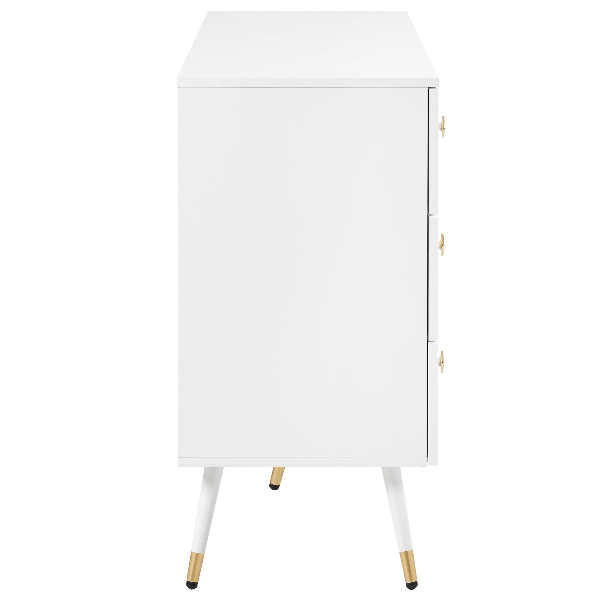 Logidon Moderne ladekast 6 lades 120x40x80 cm wit