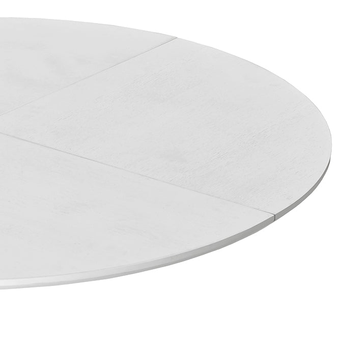 Logidon Ronde Eettafel 120 cm Wit Vierdelig patchwork tafelblad