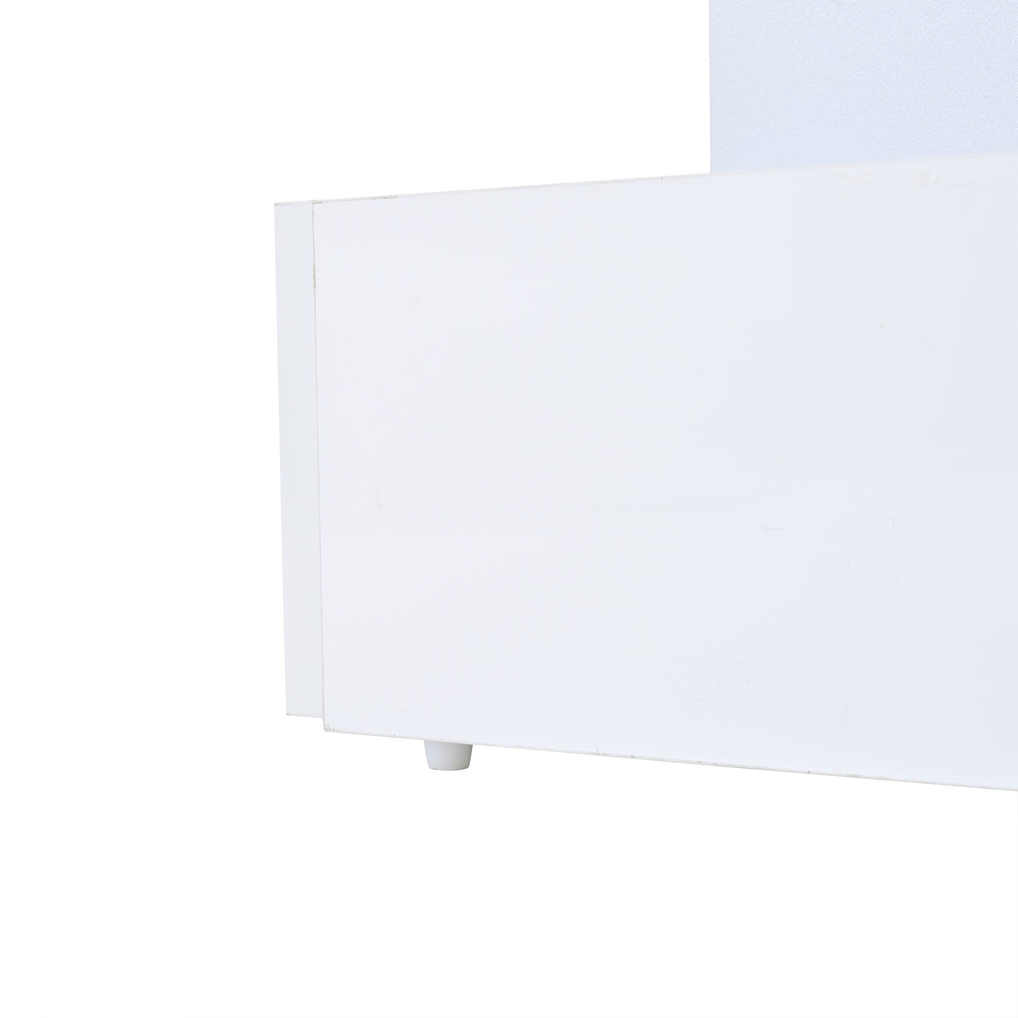Logidon In hoogte verstelbare salontafel 80x80 cm witte LED opbergruimte