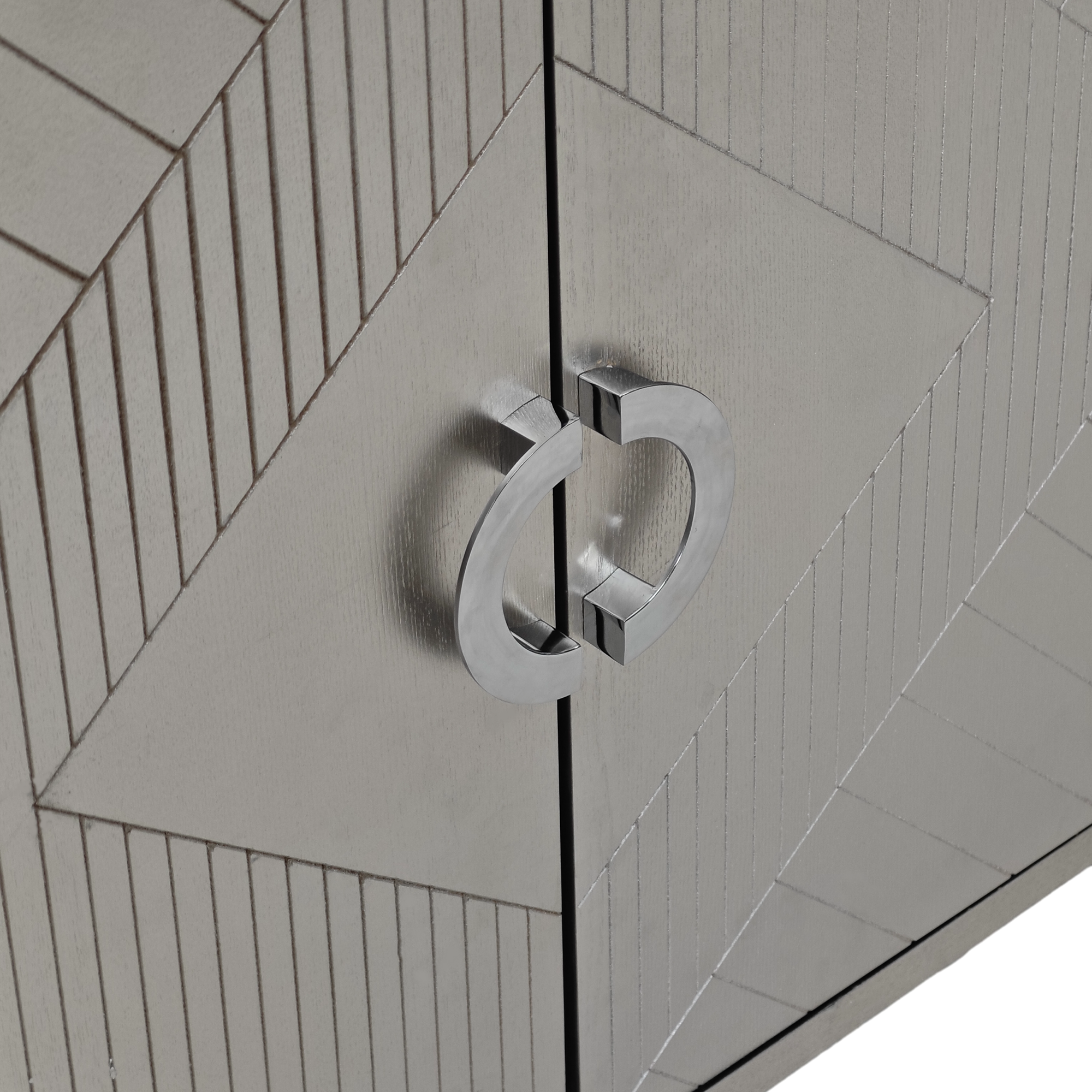 Logidon 152 cm 4-deurskast Champagne MDF Woonkamer