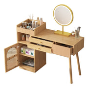 Logidon kaptafelset met LED spiegel en 3-kleuren verlichting 120x40x90 cm