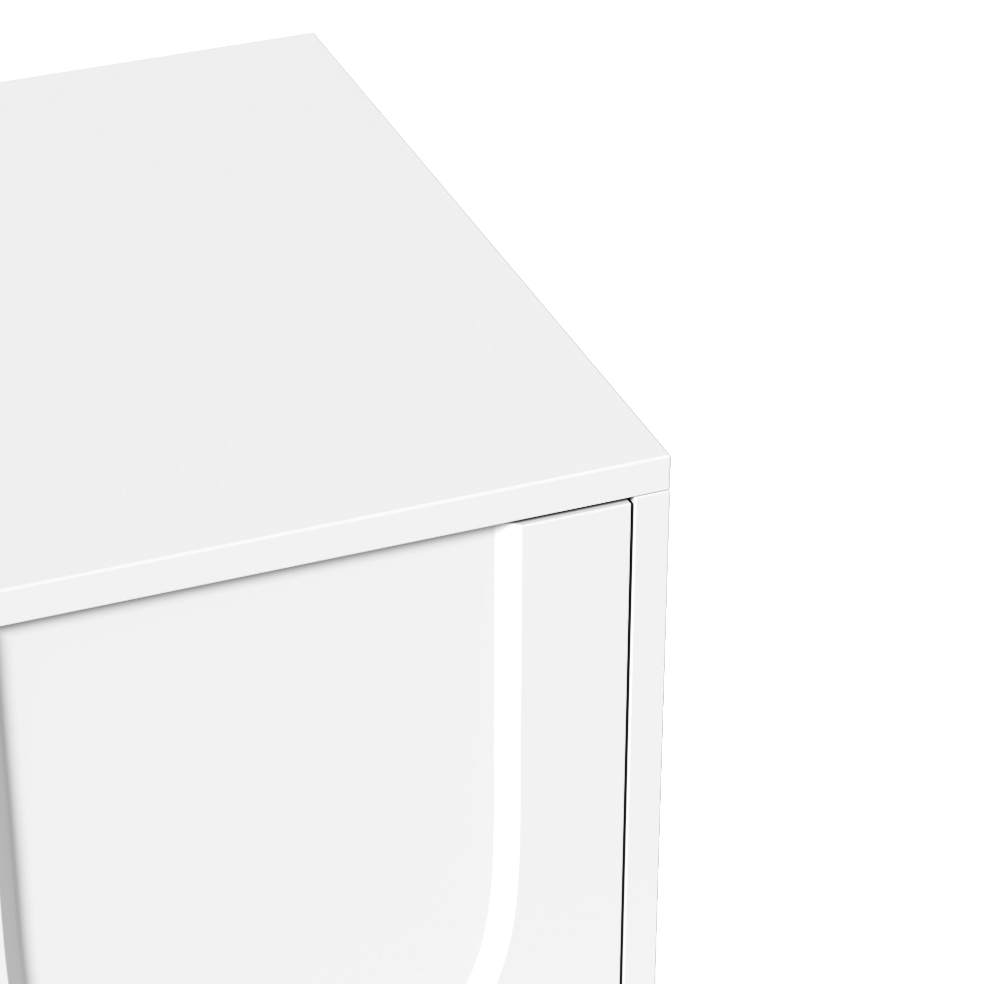 Logidon TV-meubel 180 cm wit met massief houten poten Minimalistisch