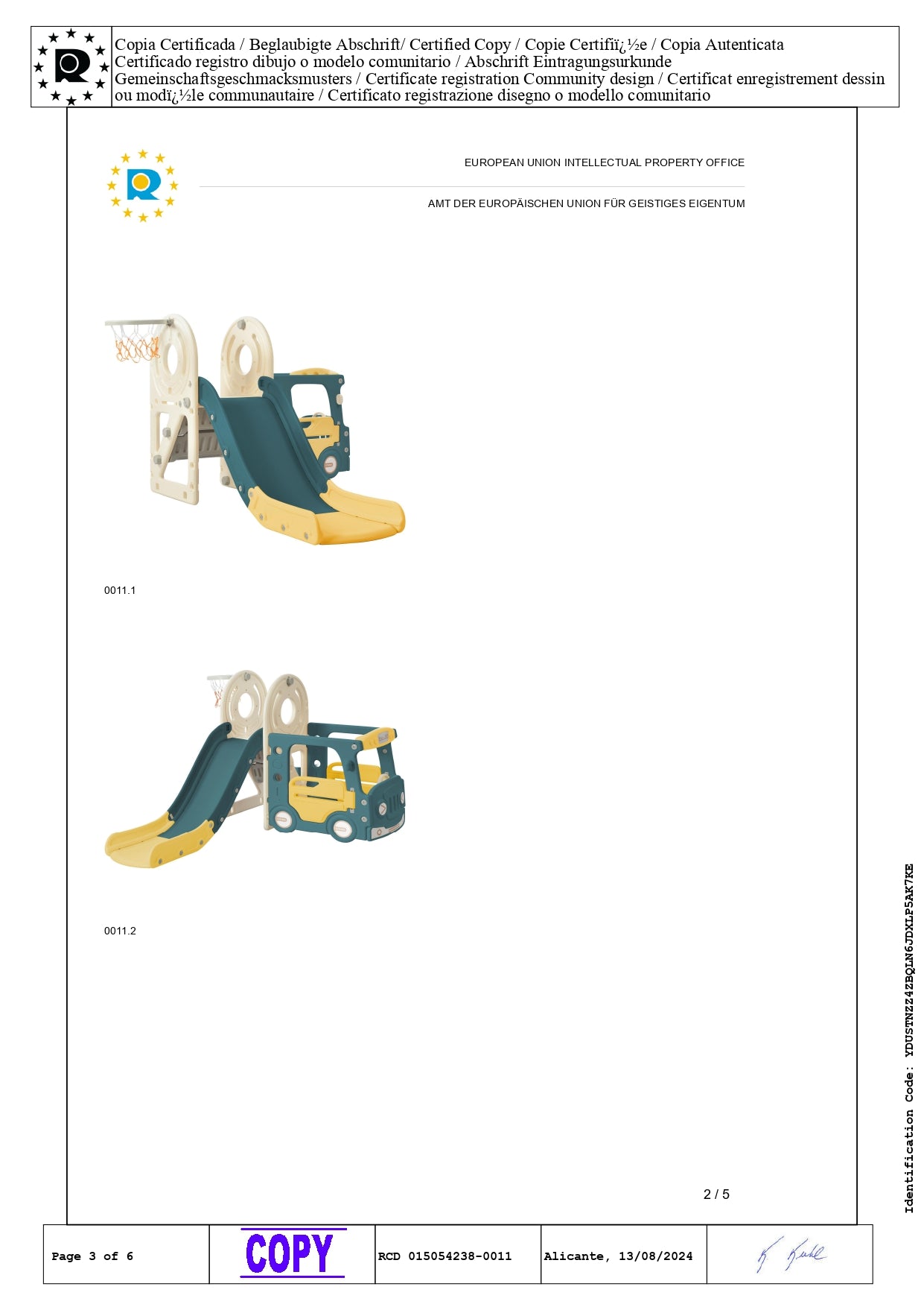Logidon 4 In 1 Kinderglijbaan Antiek Groen HDPE Busglijbaan Ladder