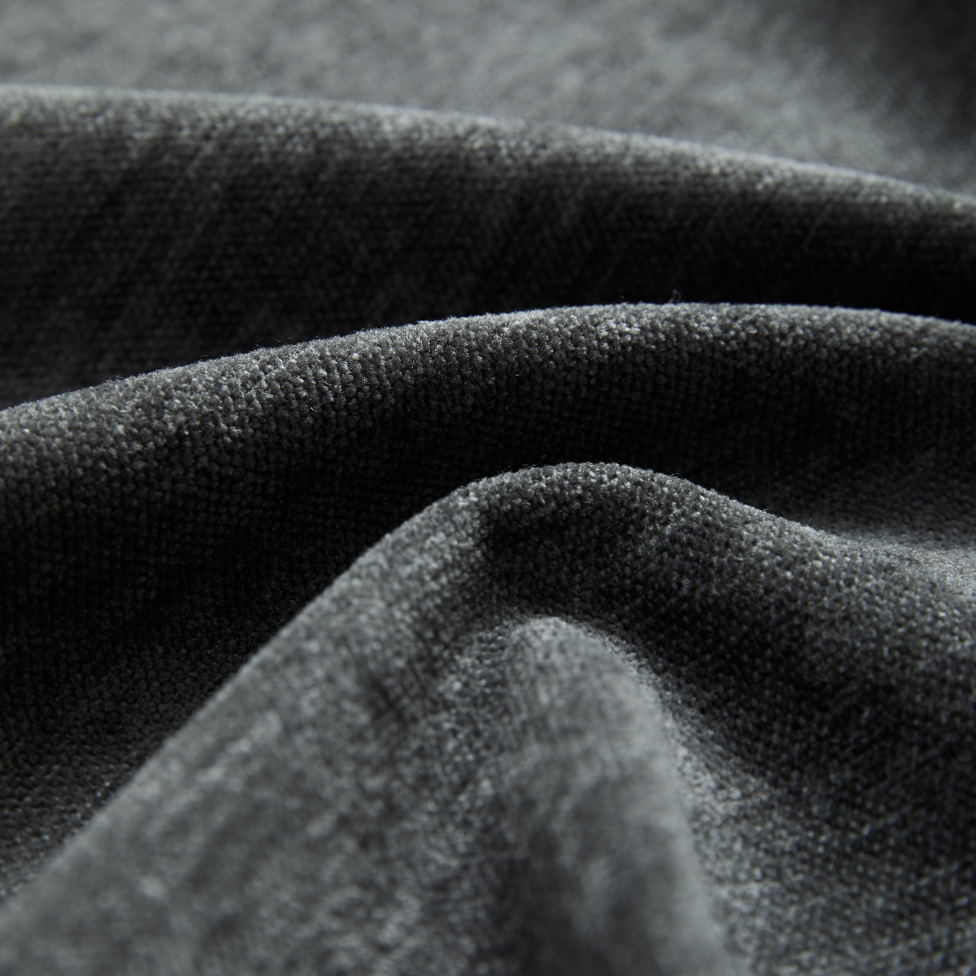 Logidon L-vorm slaapbank grijs fluweel chenille 209x130 cm opbergruimte