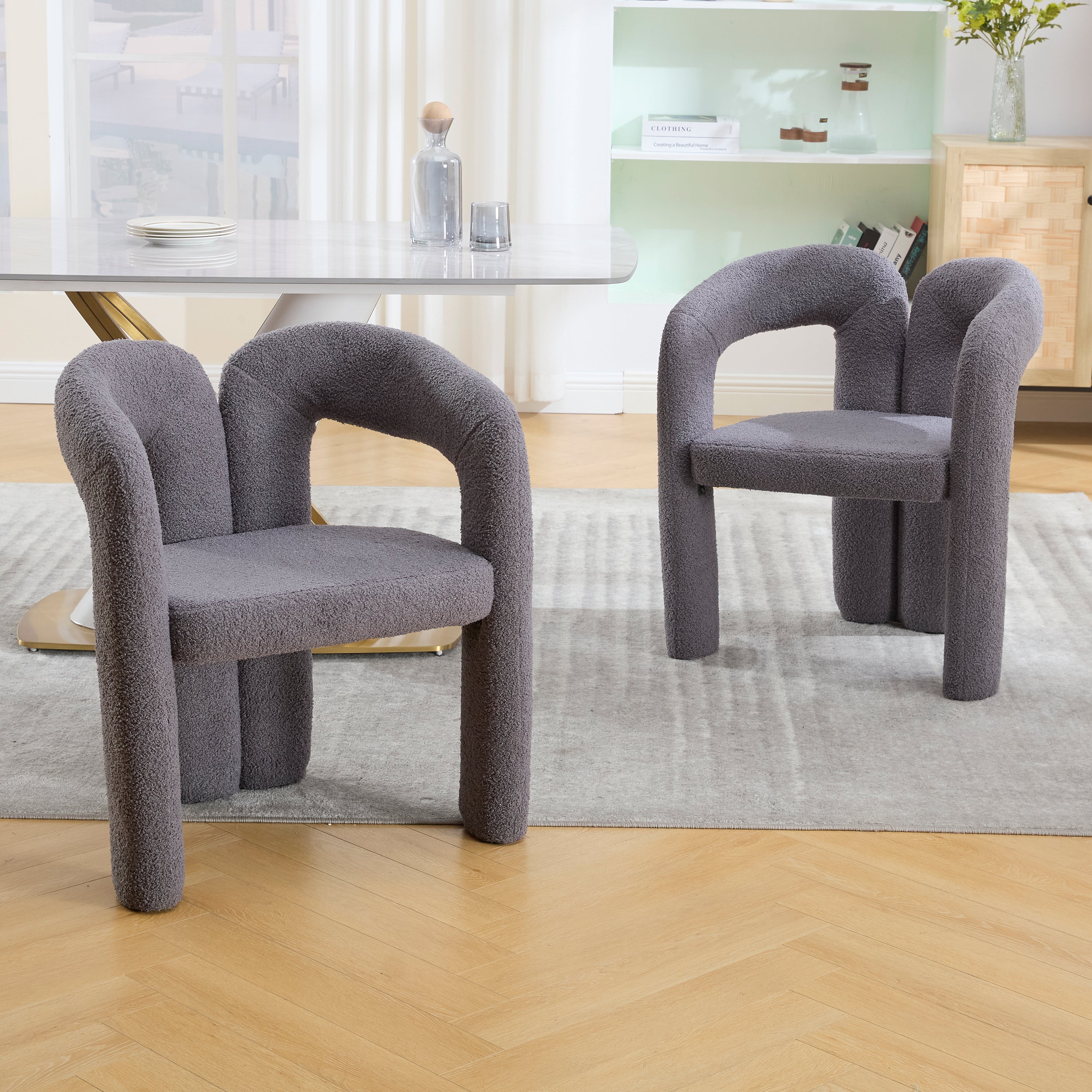 Logidon Premium Teddystoel met Ergonomische Rugleuning
