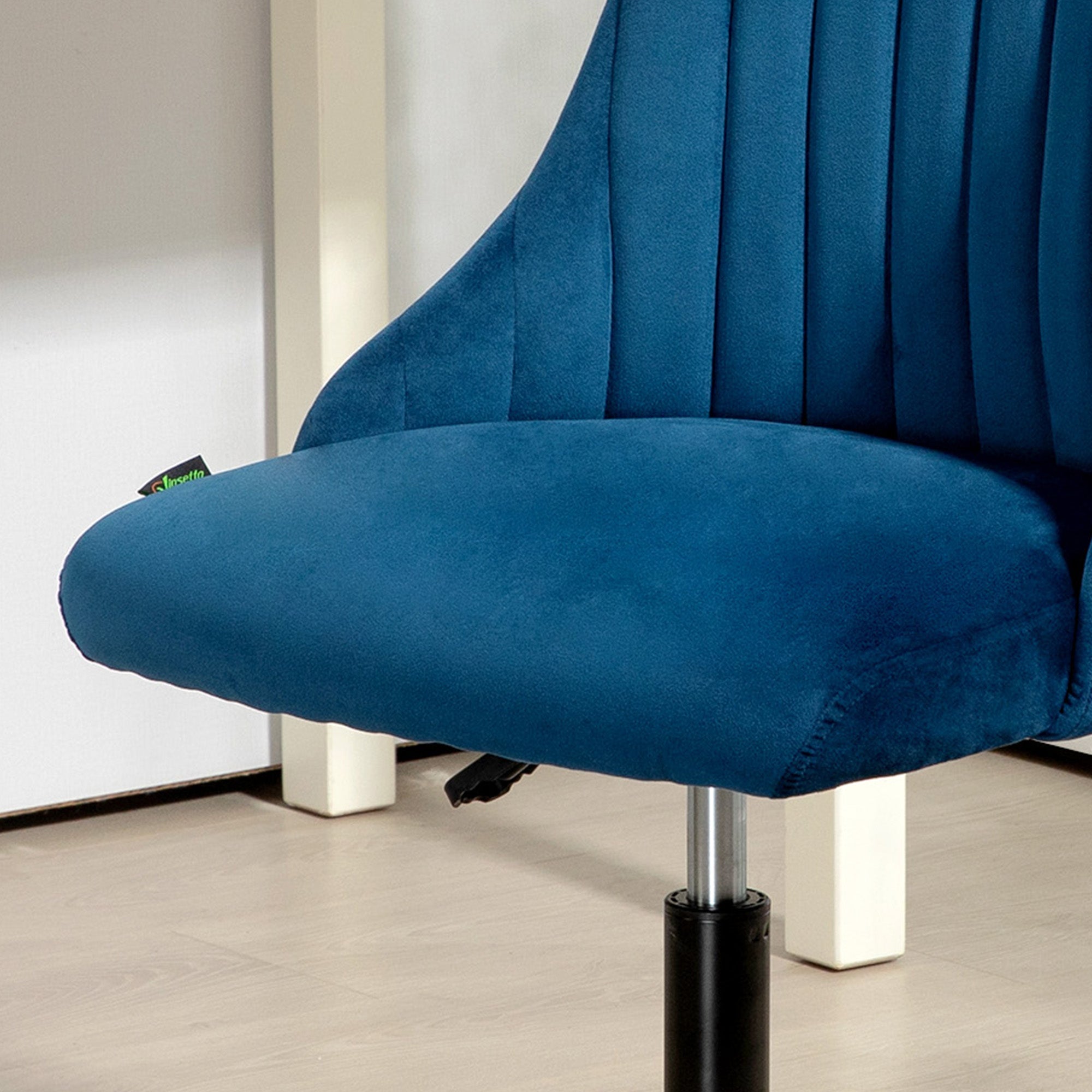 Logidon Vinsetto bureaustoel blauw in hoogte verstelbaar ergonomisch