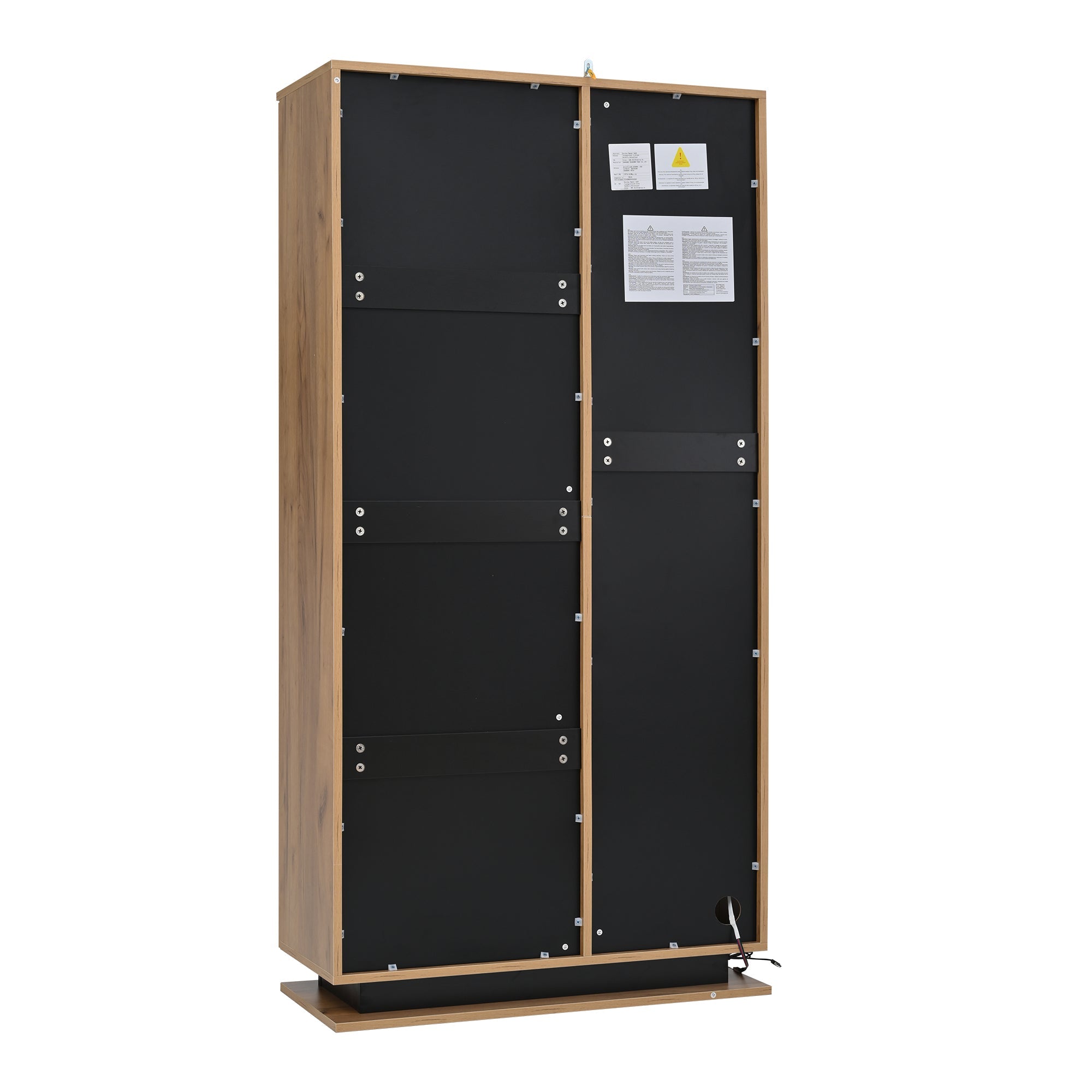 Logidon vitrinekast 80x35x160 cm met acryl deuren en 8 planken