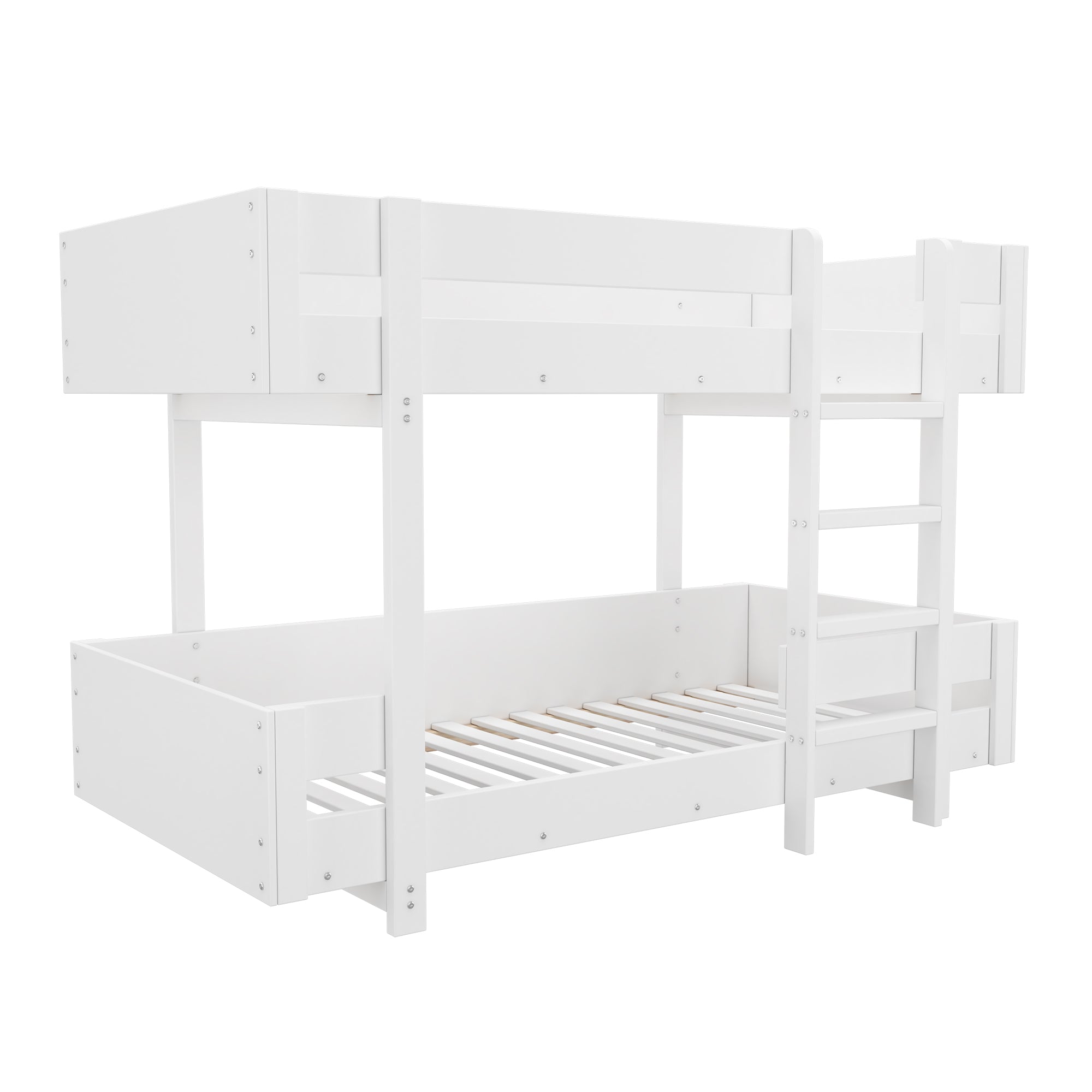 Logidon Kinderstapelbed met trap Wit 90x200cm