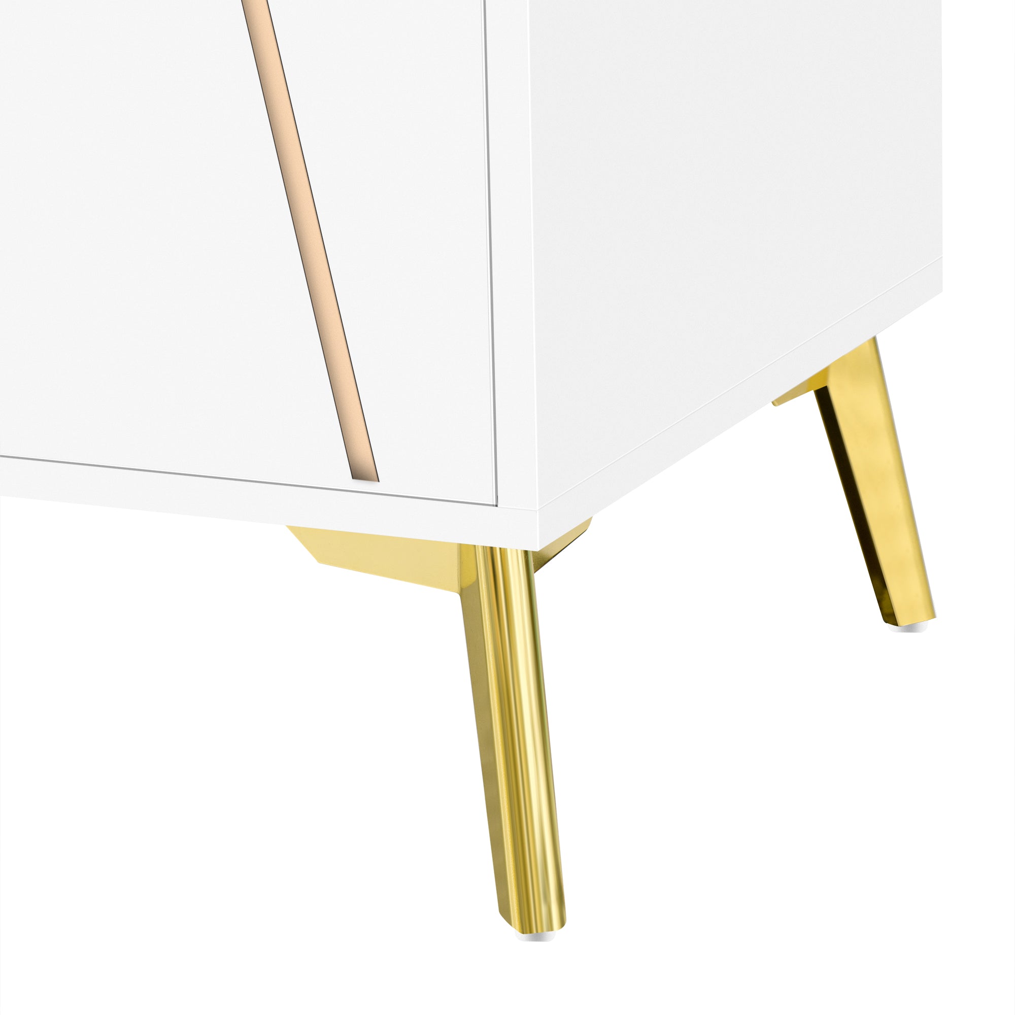 Logidon Dressoir Modern Wit 3-deurs Greeploos 140 cm