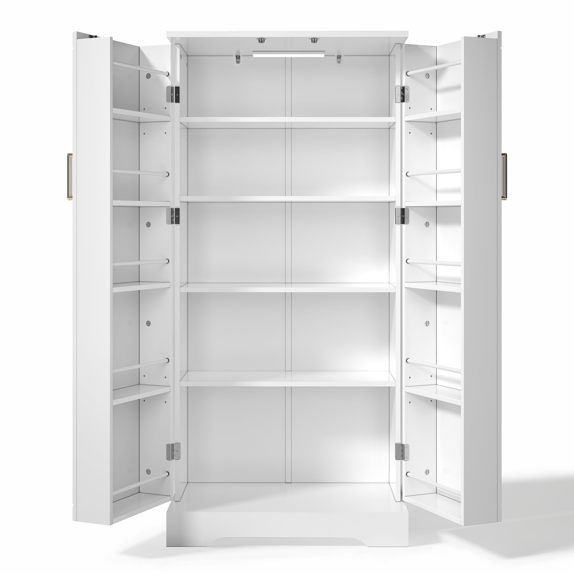 Logidon keukenkast wit 60x35x128 cm met LED sensorlicht