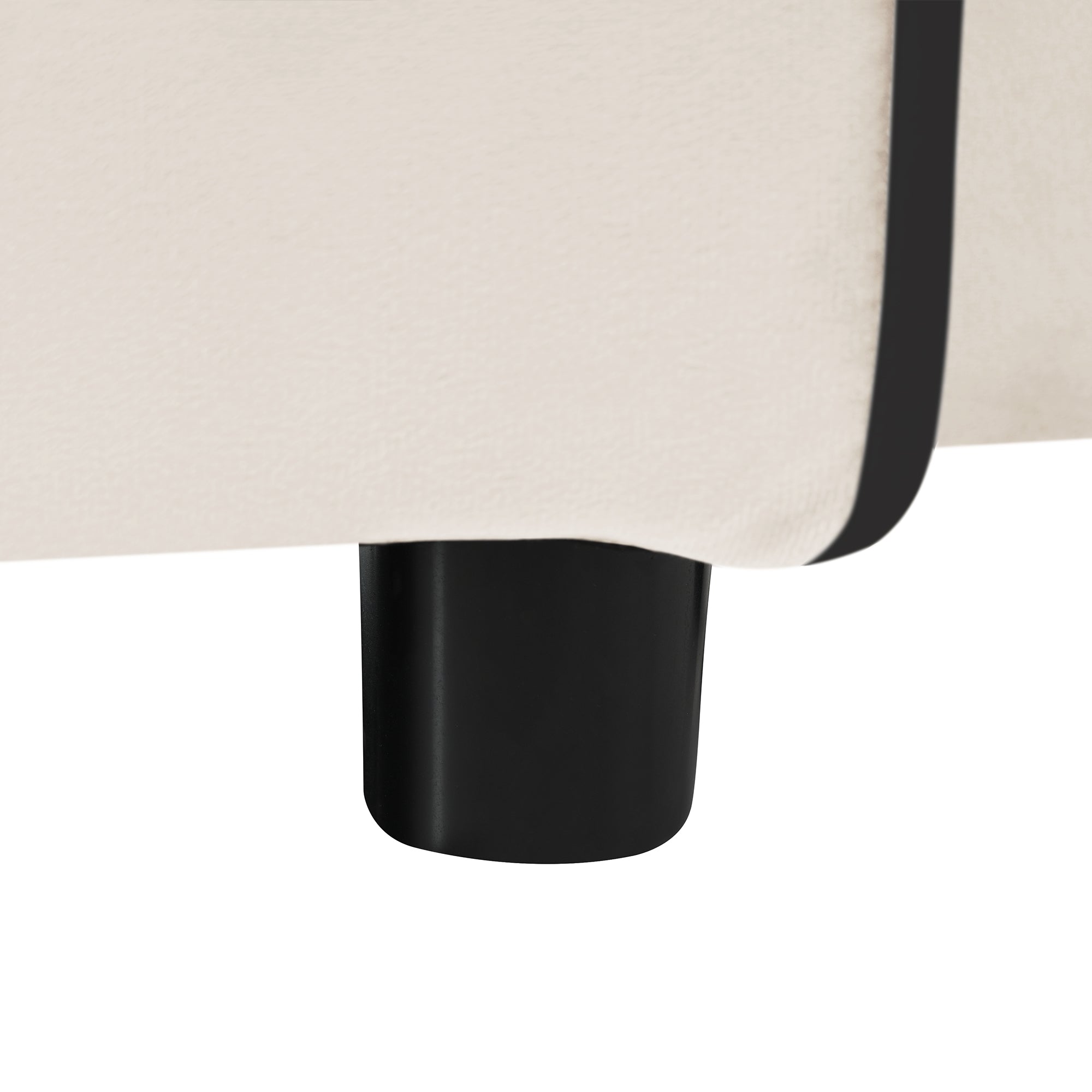 Logidon beige 3-in-1 uittrekbare slaapbank met bekerhouders