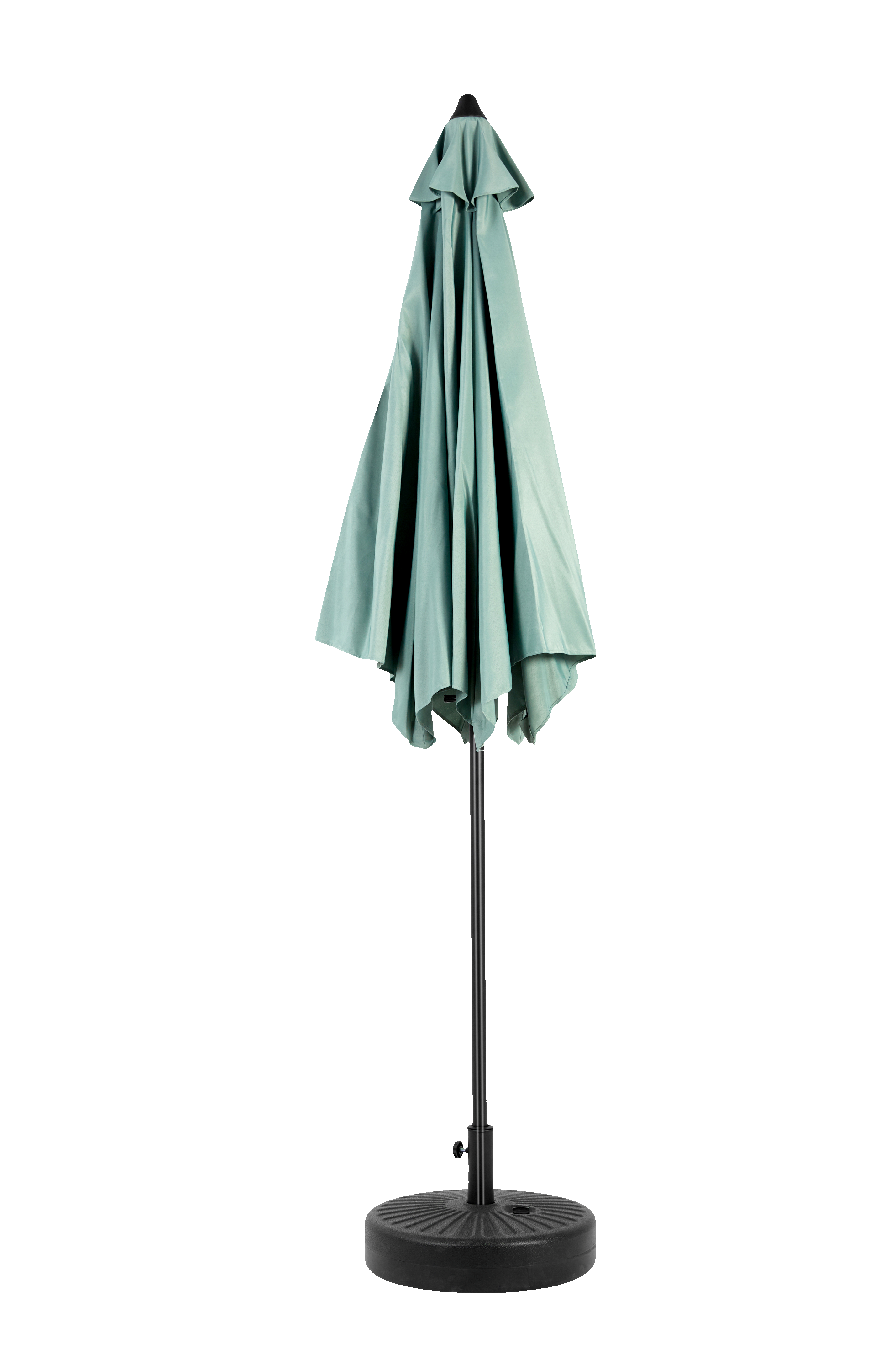 Logidon dubbelzijdige rechthoekige paraplu 270 cm groene slinger