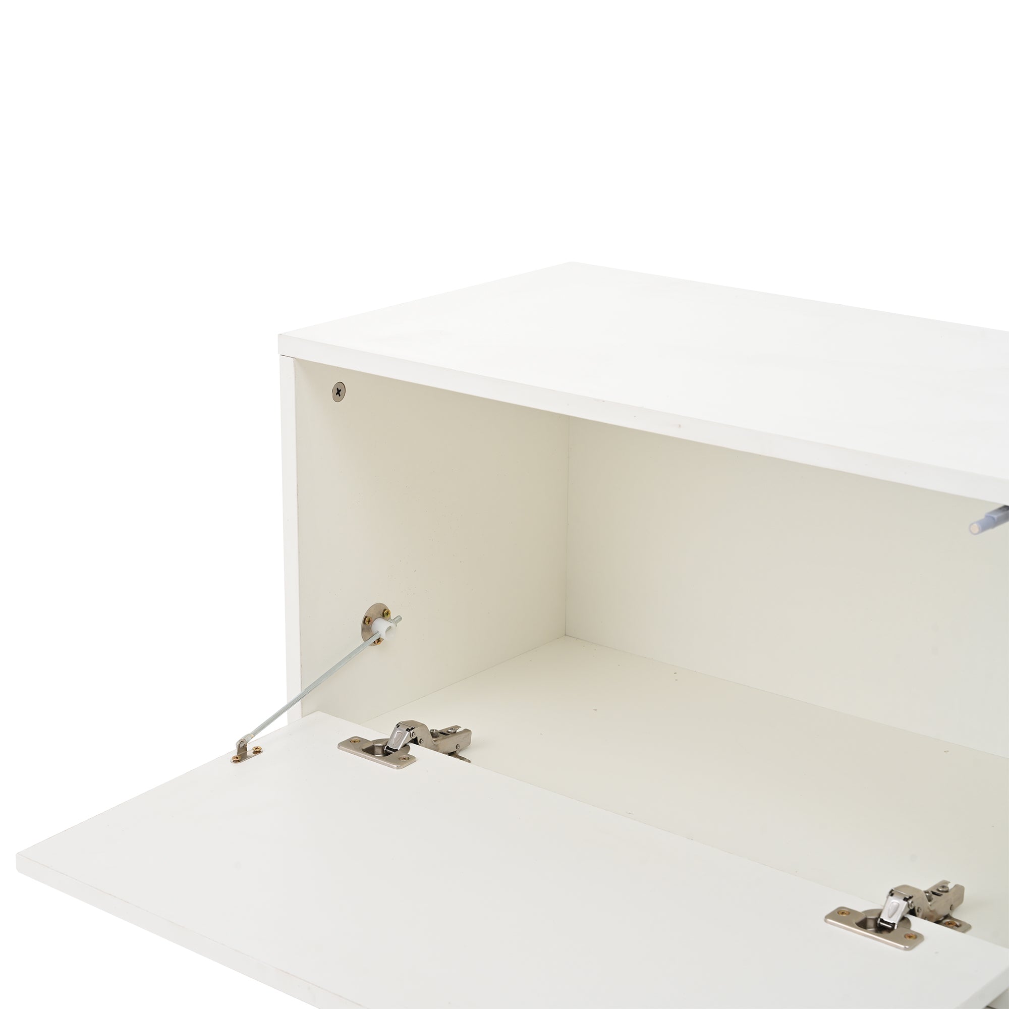 Logidon TV wandmeubel wit 180x35x33,5 cm compleet 4 delen