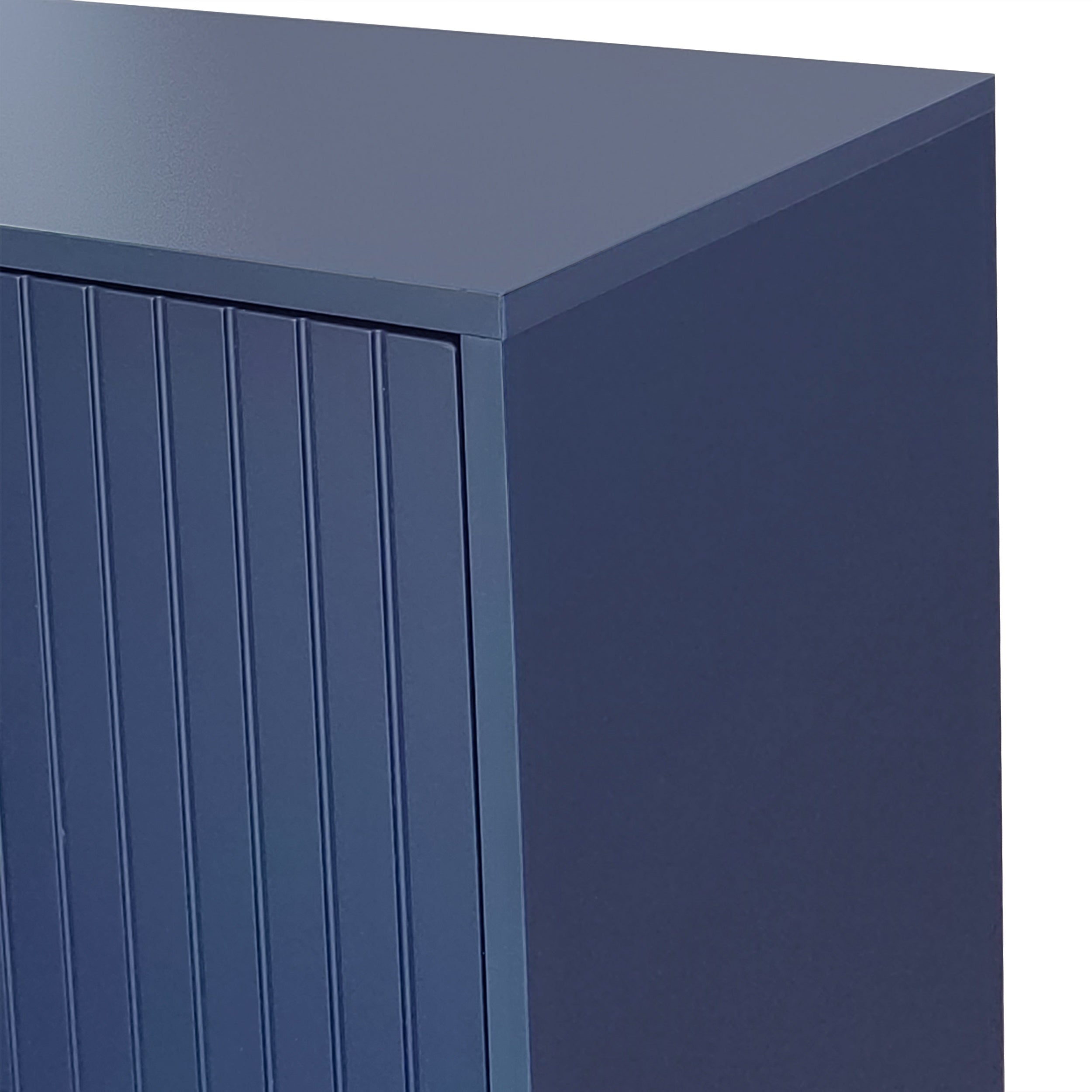 Logidon marineblauw dressoir met 3 deuren en verstelbare planken