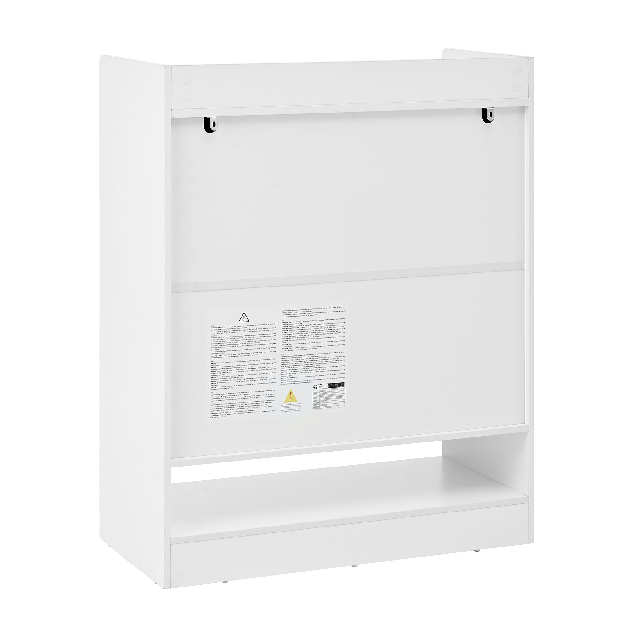 Logidon shoe cabinet white 75x36x95.5 cm with adjustable shelves