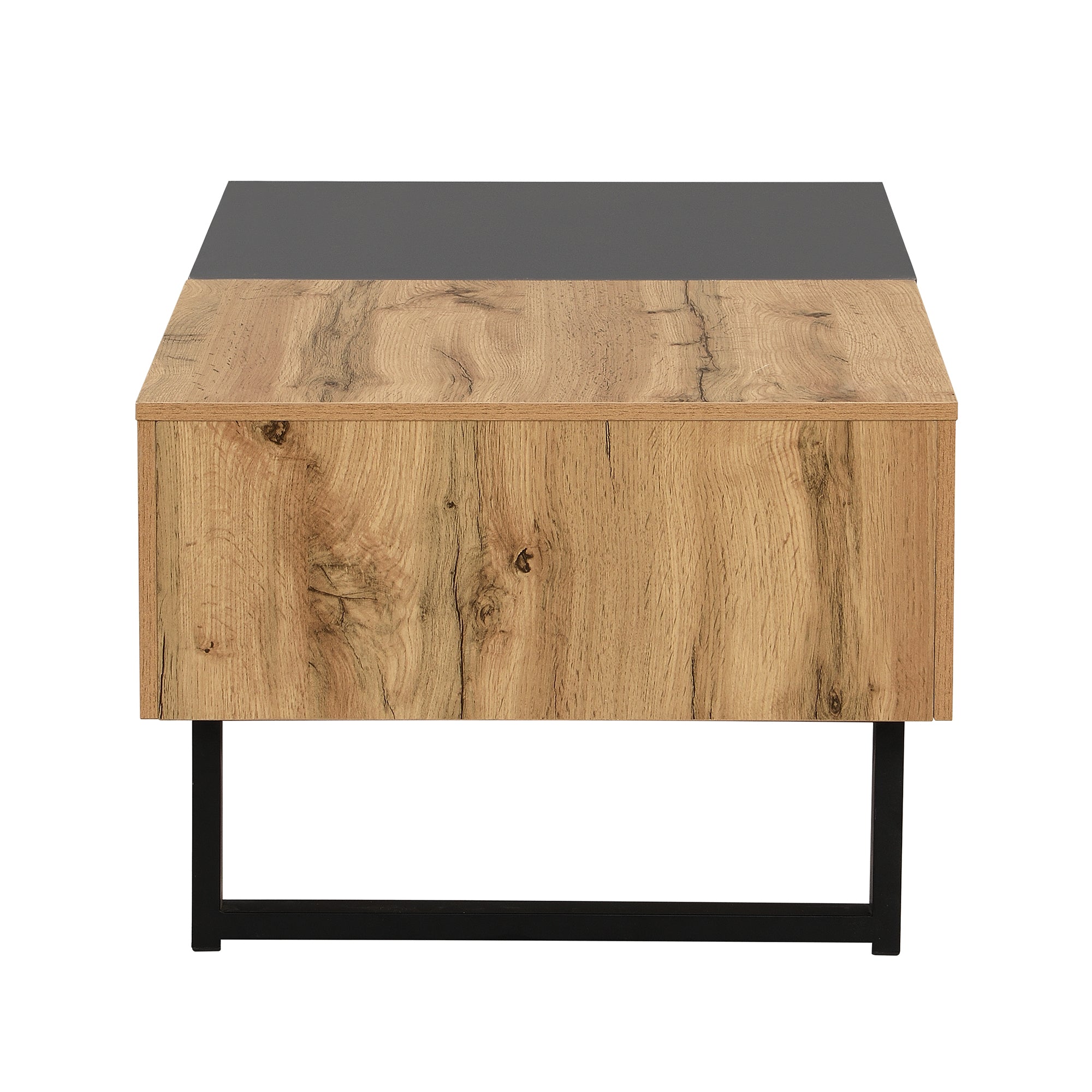 Logidon Salontafel met verschuifbare opbergruimte 155x55x22 cm