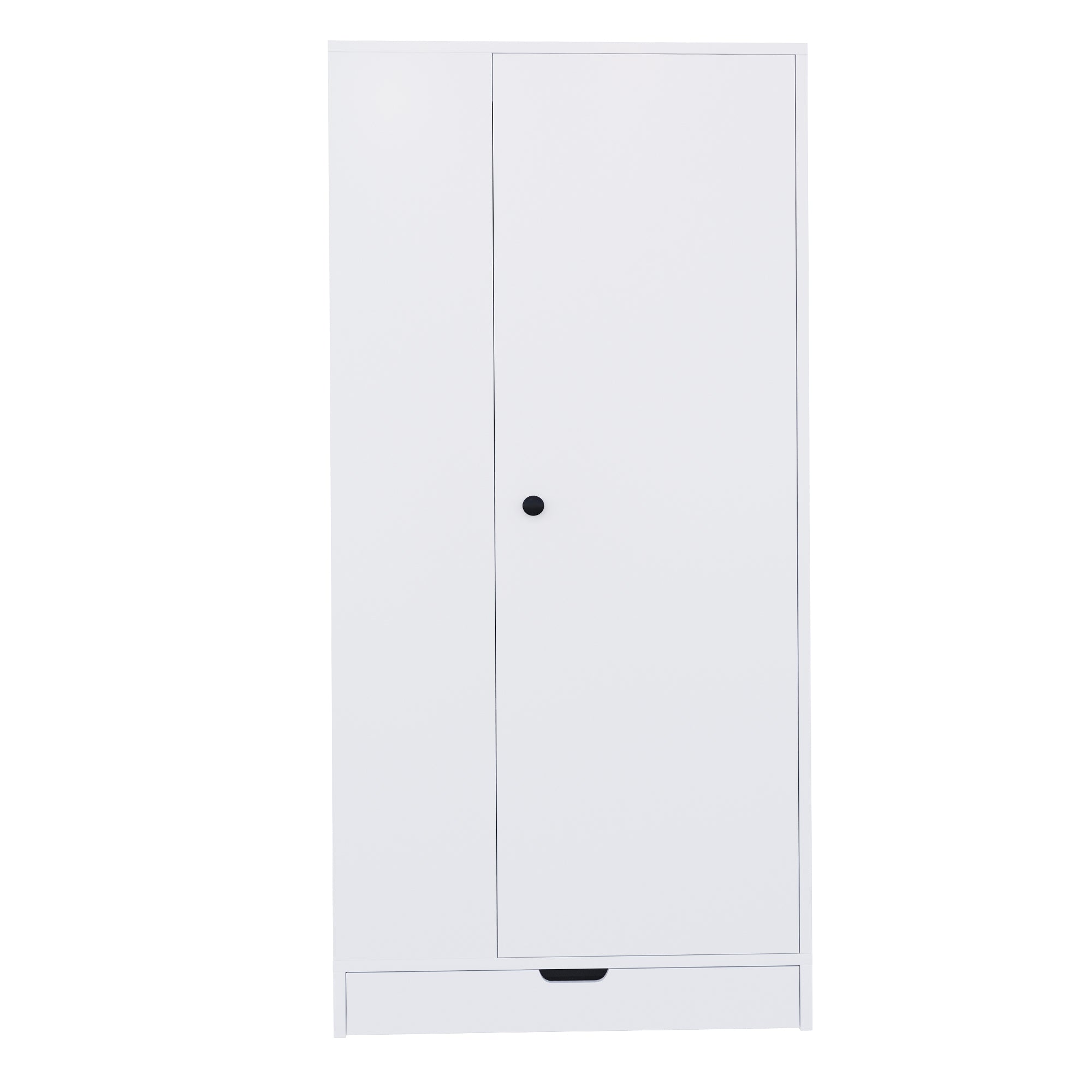 Logidon kledingkast 70x40x170 centimeter enkele deur planken wit