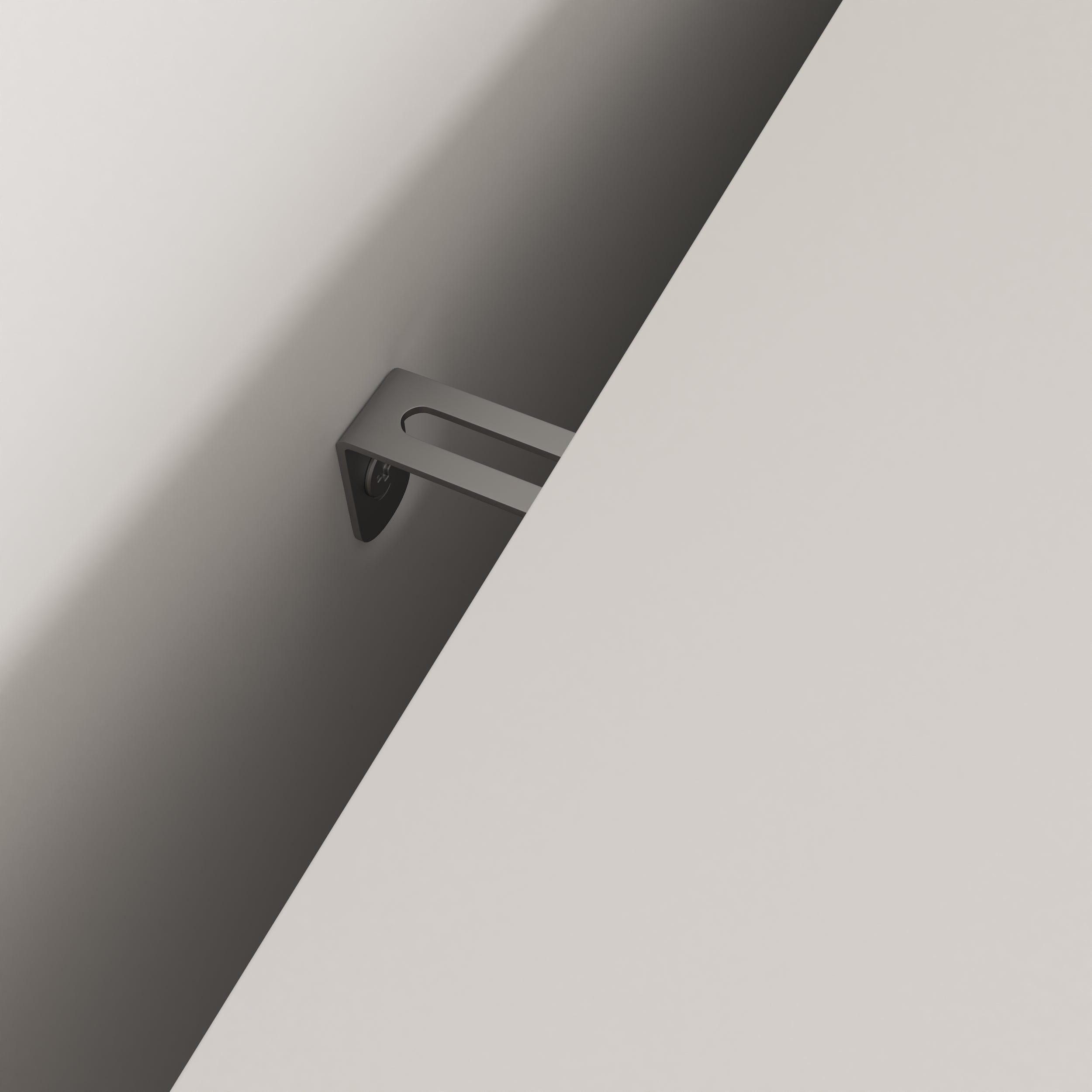 Logidon Witte MDF Kast Met Glazen Deurtjes En Lade 100cm